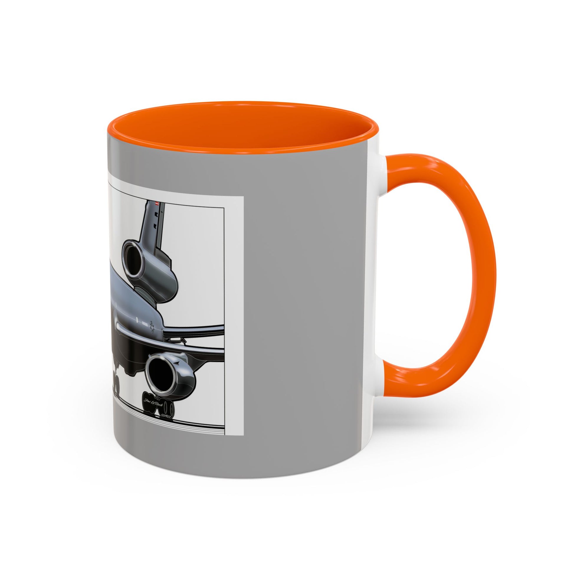 Airplane Lover's Accent Coffee Mug | Travel Gift, Aviation Decor, Pilot Present, Unique Coffee Cup, Jet Enthusiast Mug