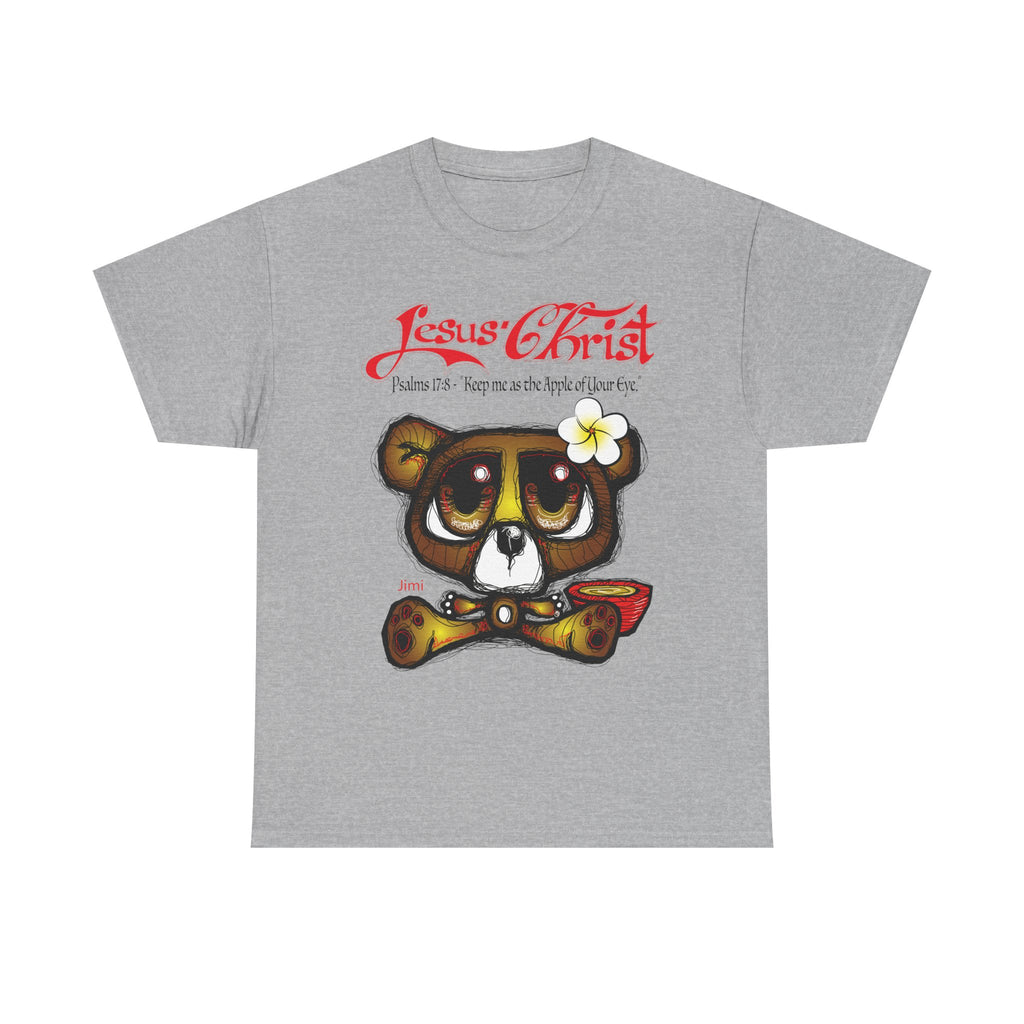 Christian Bear T-Shirt — "Jesus Christ" Psalm 73 Inspirational Faith Tee