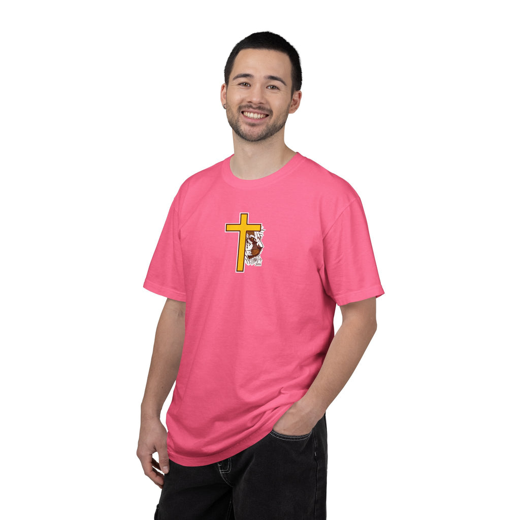 Lion Crown with Cross T-shirt | Religious Faith Graphic Tee