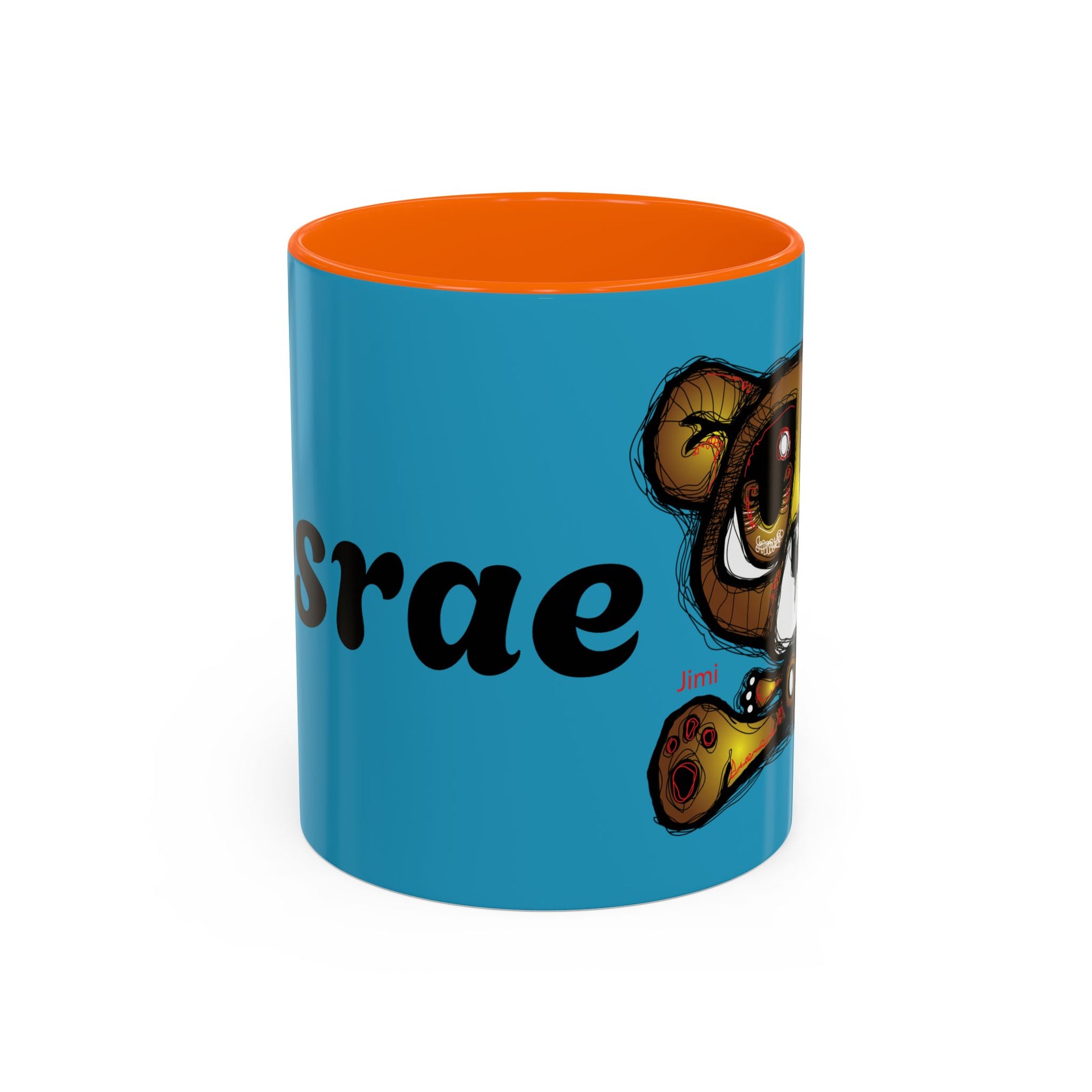 Tropical Bear Coffee Mug, Cute Bear Mug, Relaxing Coffee Cup, Gifts for Animal Lovers, Fun Decor, Summer Vibes