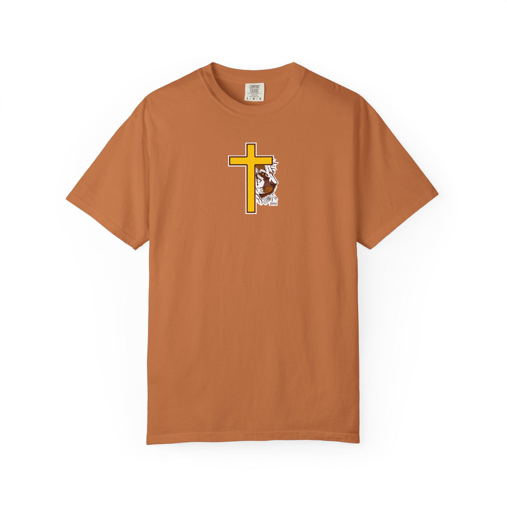 Lion Crown with Cross T-shirt | Religious Faith Graphic Tee