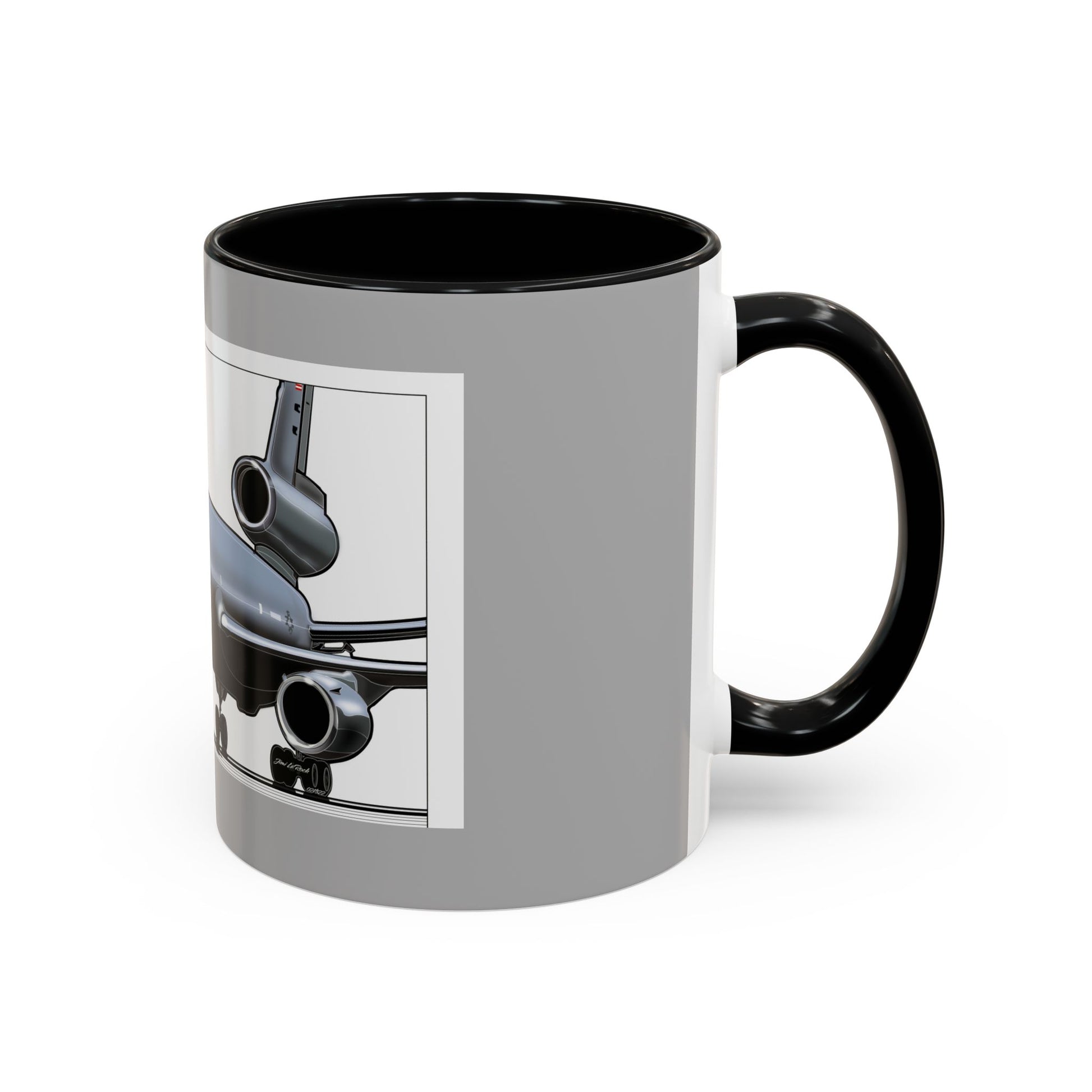 Airplane Lover's Accent Coffee Mug | Travel Gift, Aviation Decor, Pilot Present, Unique Coffee Cup, Jet Enthusiast Mug