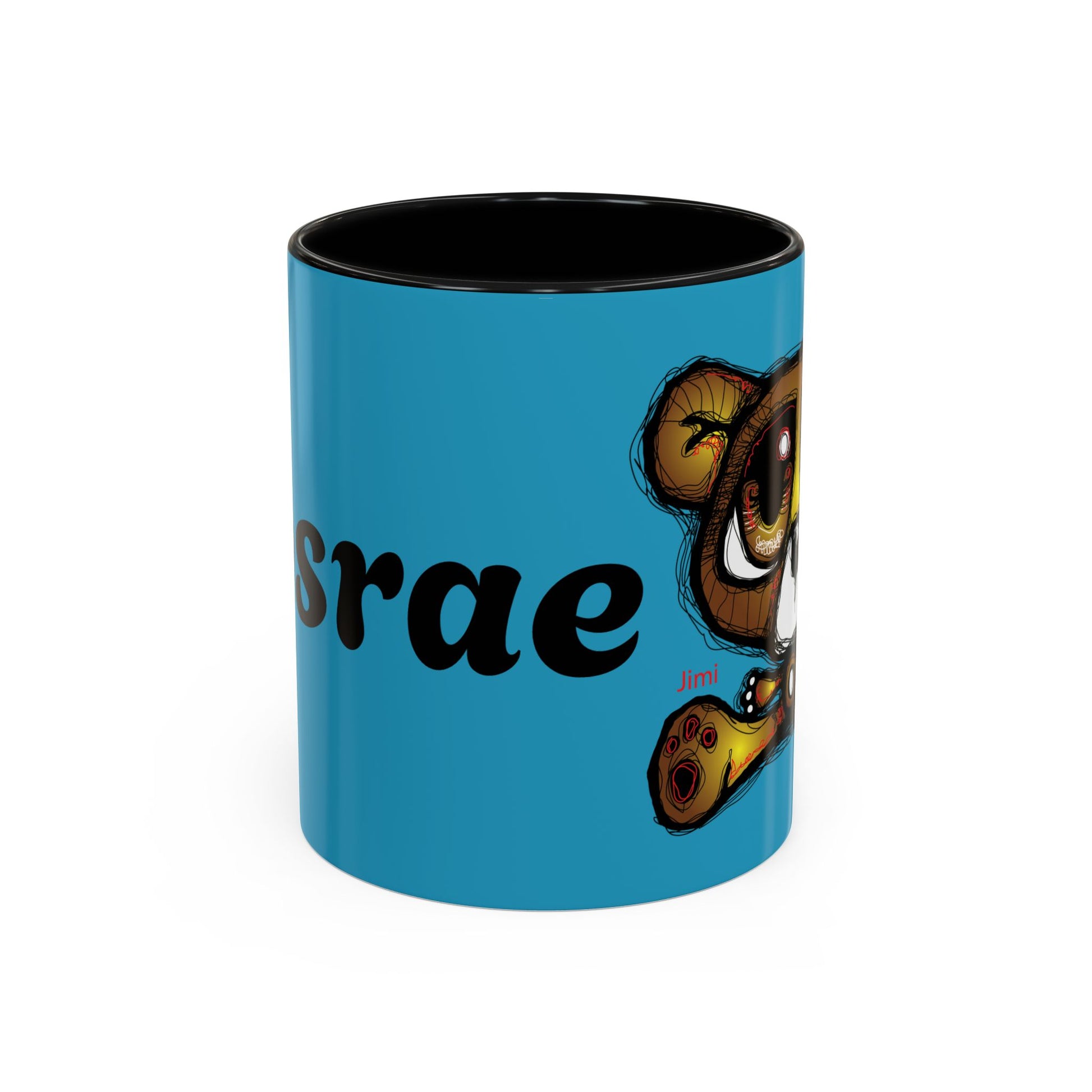 Tropical Bear Coffee Mug, Cute Bear Mug, Relaxing Coffee Cup, Gifts for Animal Lovers, Fun Decor, Summer Vibes