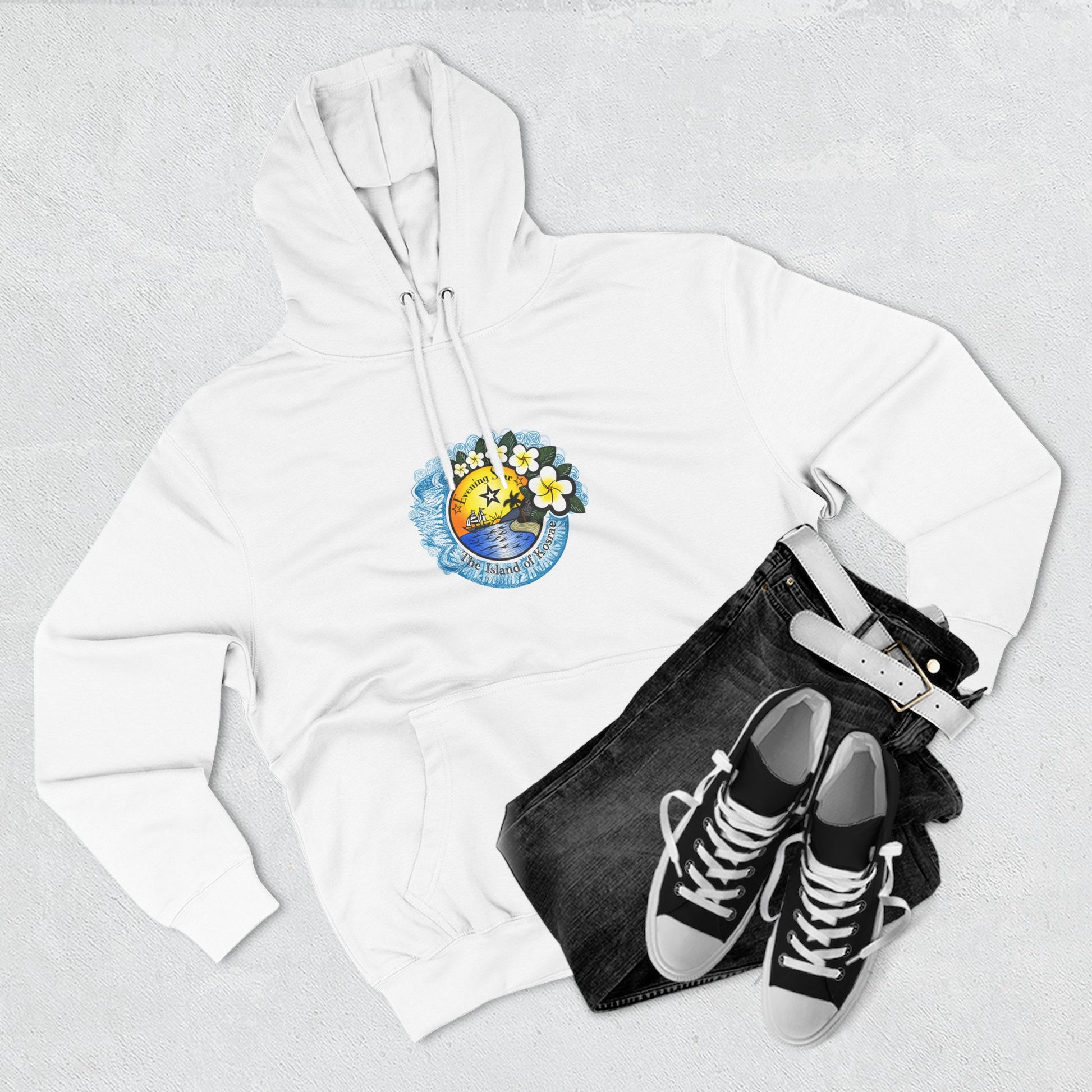 Tropical Paradise Hoodie - Comfortable and Stylish Fleece Sweatshirt for Beach Lovers, Casual Wear, Travel Gift, Summer Apparel, [...]