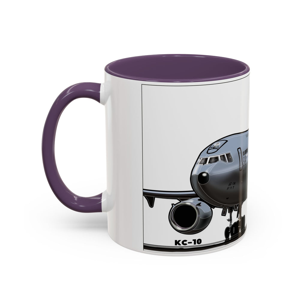 Airplane Lover's Accent Coffee Mug | Travel Gift, Aviation Decor, Pilot Present, Unique Coffee Cup, Jet Enthusiast Mug