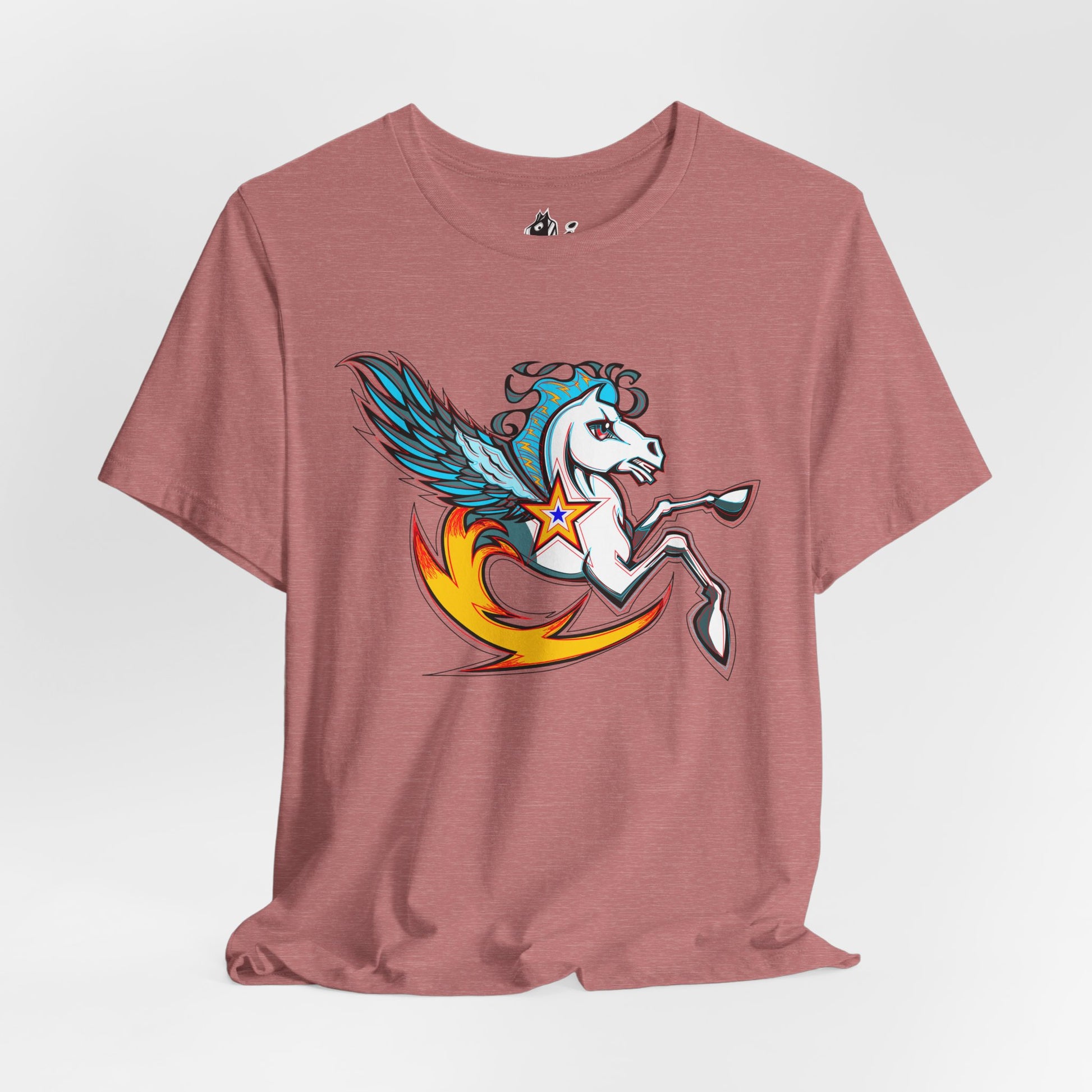 Pegasus Star Tee — Colorful Winged Unicorn Graphic T-Shirt