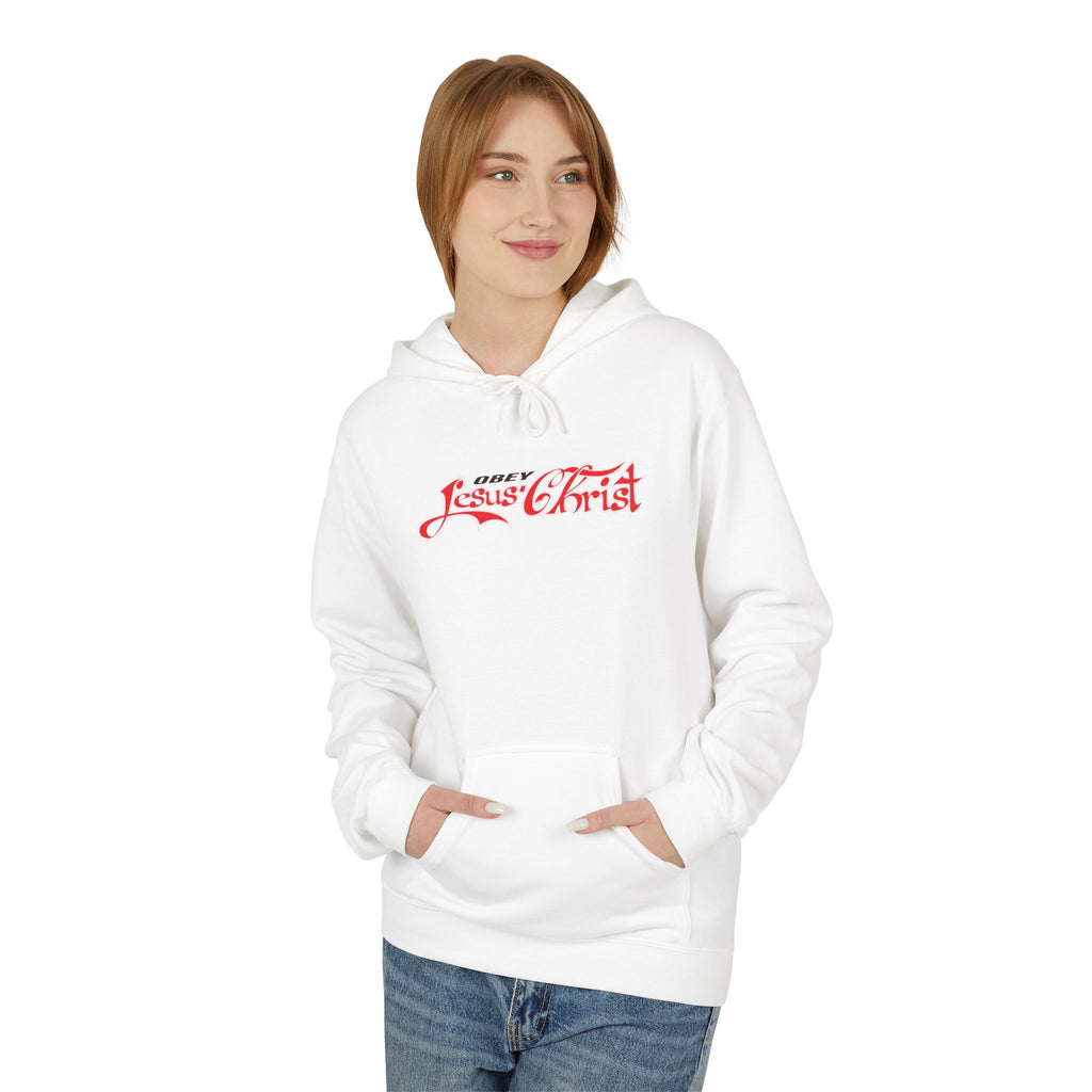 Obey Jesus Christ Hoodie | Religious Script, Christian Apparel