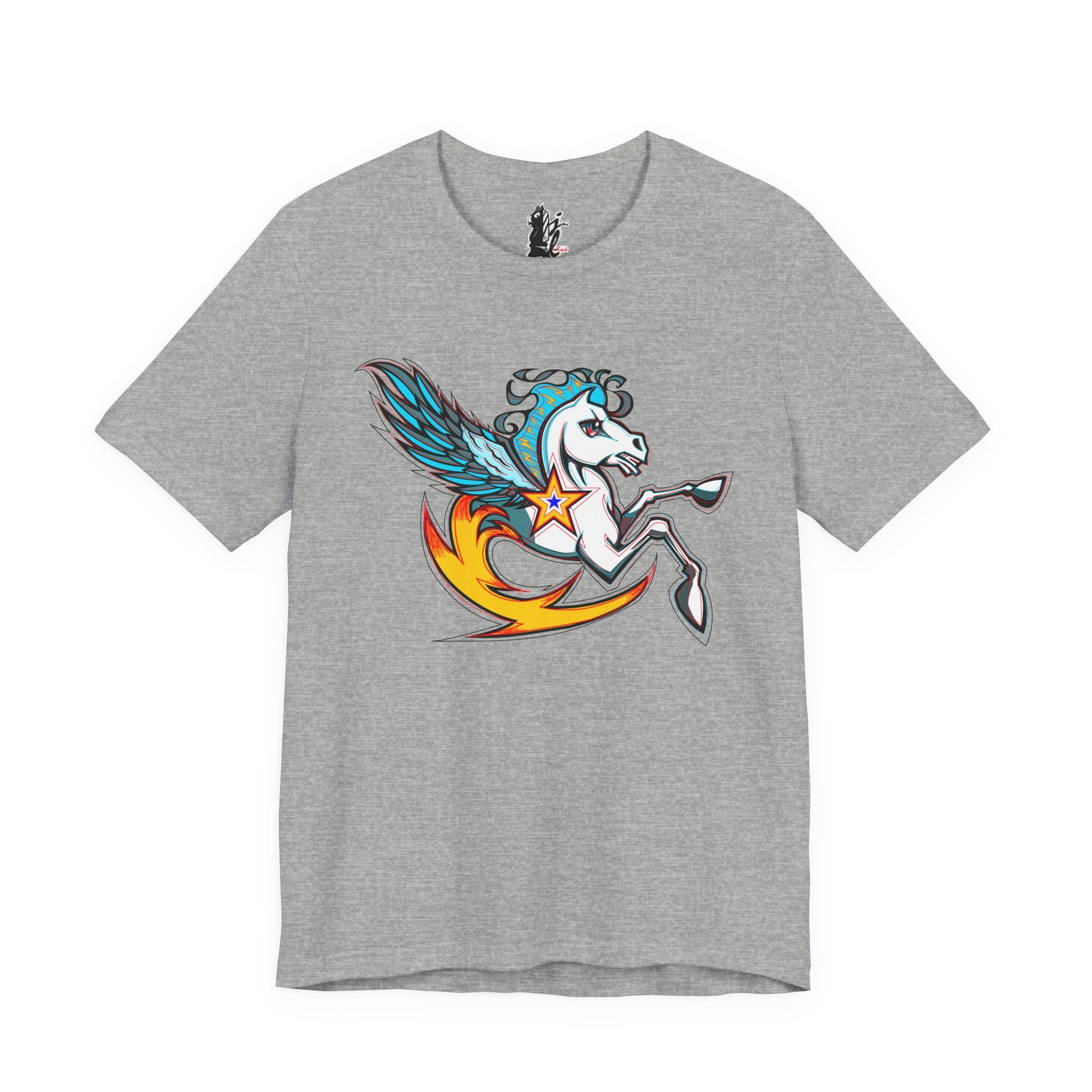 Pegasus Star Tee — Colorful Winged Unicorn Graphic T-Shirt