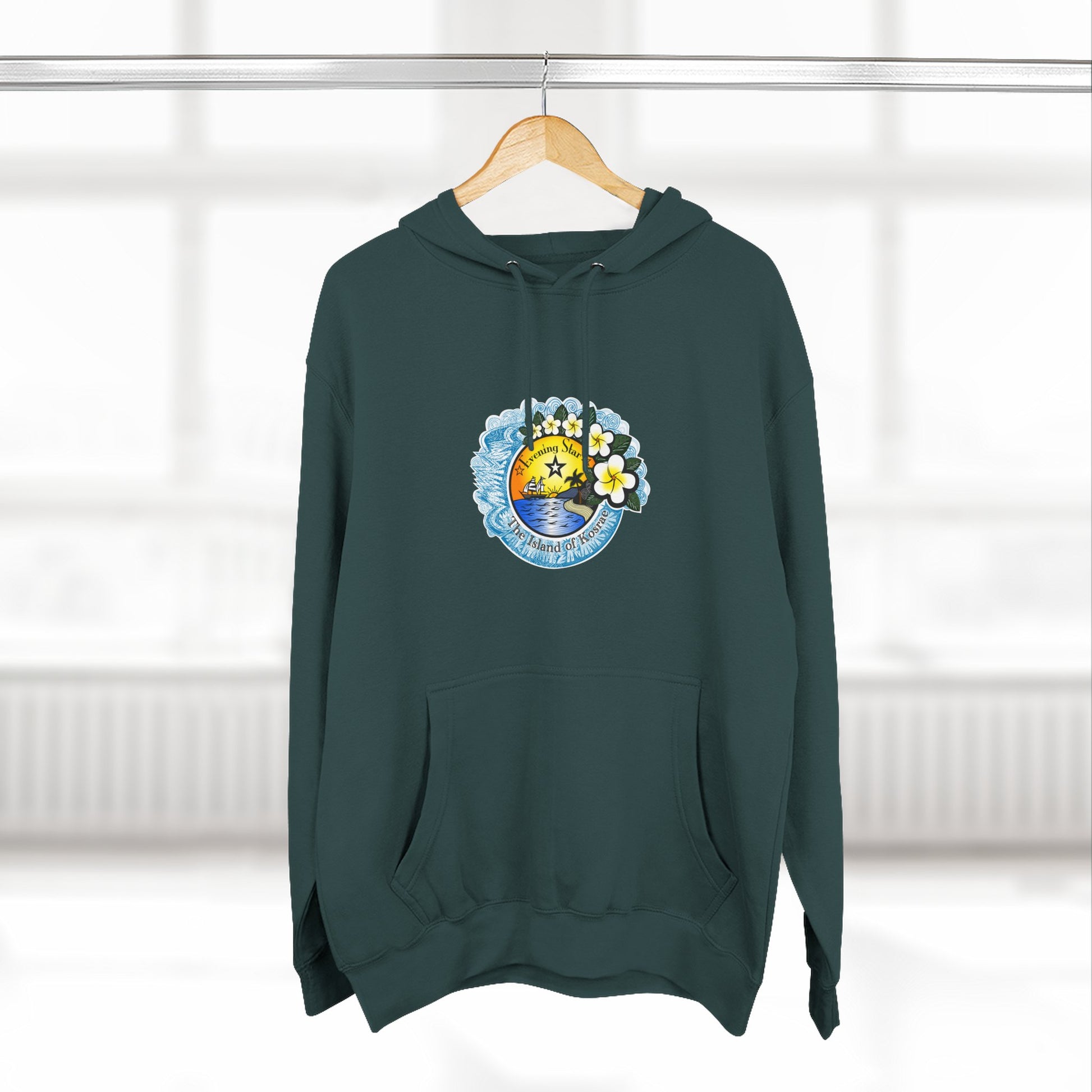 Tropical Paradise Hoodie - Comfortable and Stylish Fleece Sweatshirt for Beach Lovers, Casual Wear, Travel Gift, Summer Apparel, [...]