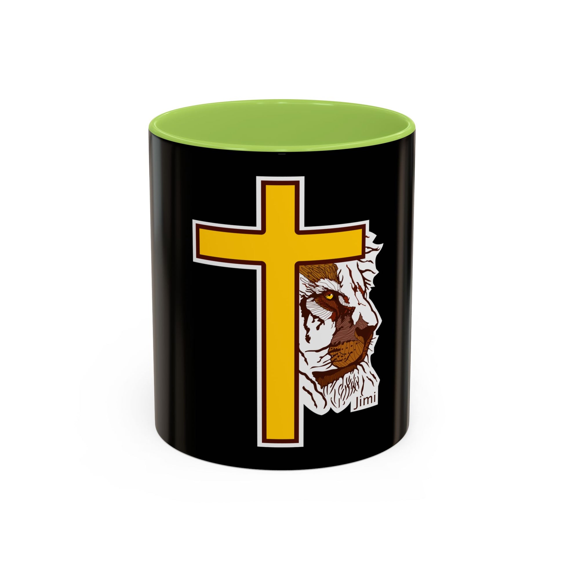 Christian Cross Coffee Mug with Jesus's Crown — Faith Gift 11/15oz