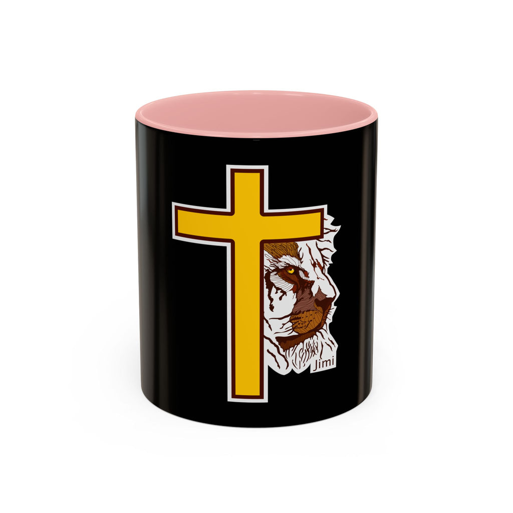 Christian Cross Coffee Mug with Jesus's Crown — Faith Gift 11/15oz