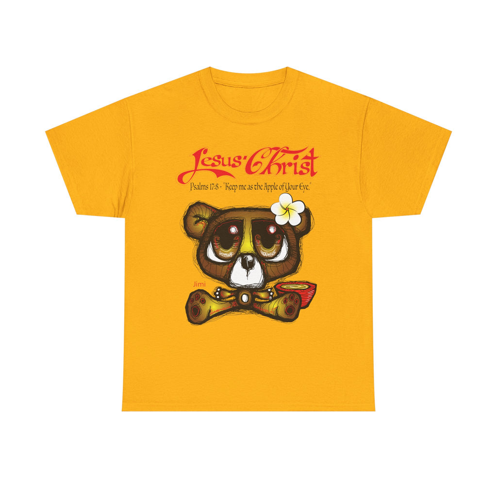 Christian Bear T-Shirt — "Jesus Christ" Psalm 73 Inspirational Faith Tee
