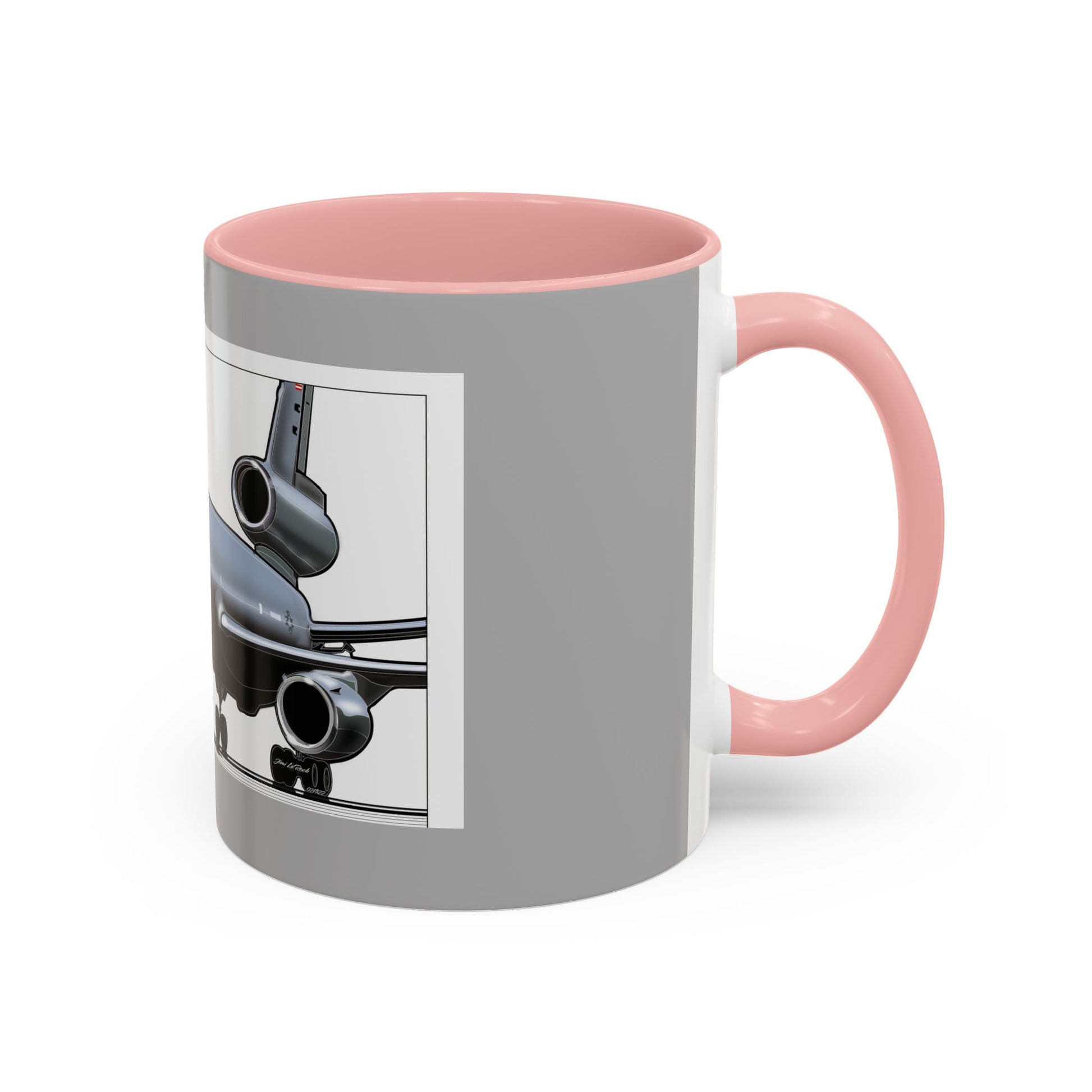 Airplane Lover's Accent Coffee Mug | Travel Gift, Aviation Decor, Pilot Present, Unique Coffee Cup, Jet Enthusiast Mug