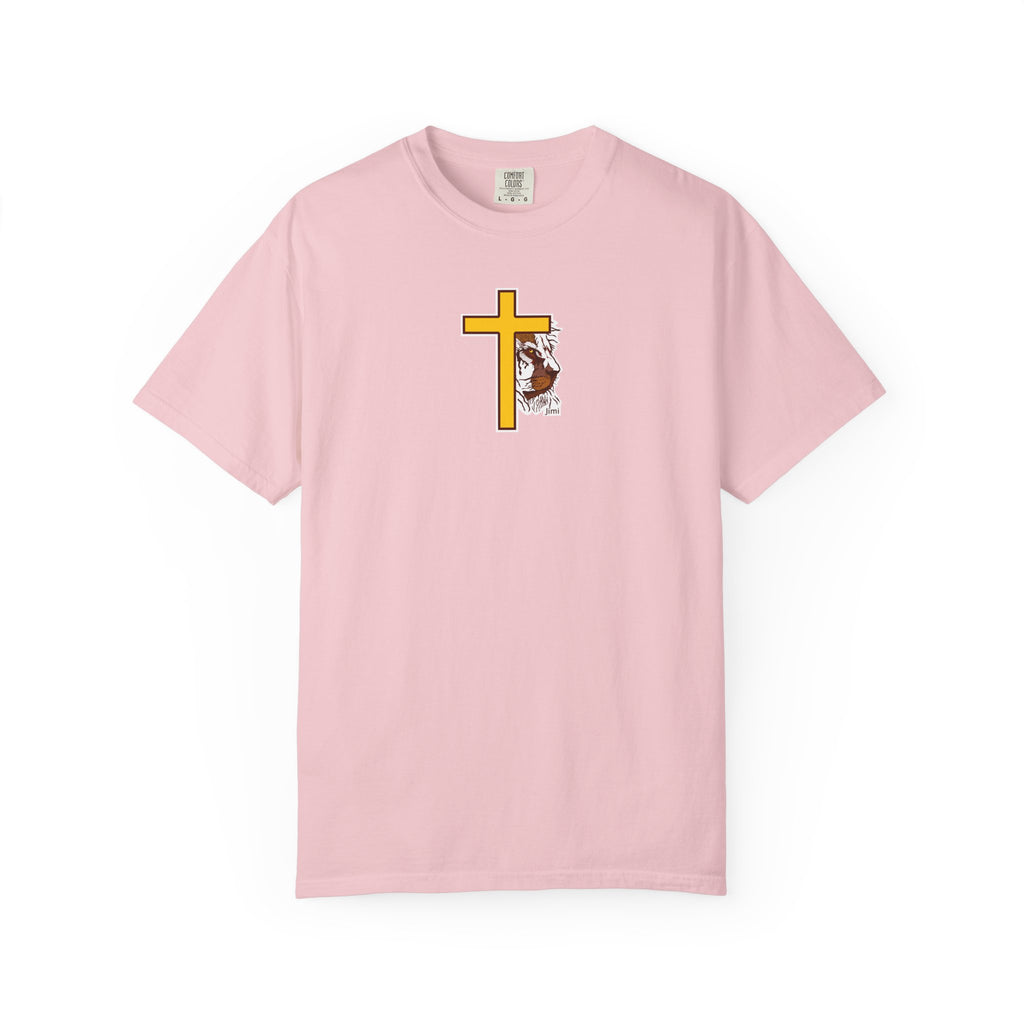 Lion Crown with Cross T-shirt | Religious Faith Graphic Tee