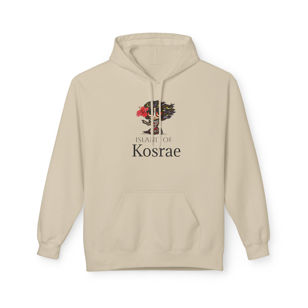 Kosrae Island Hoodie — Tropical Floral Island Graphic Sweatshirt