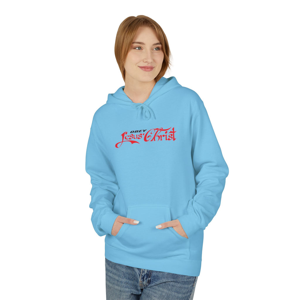 Obey Jesus Christ Hoodie | Religious Script, Christian Apparel