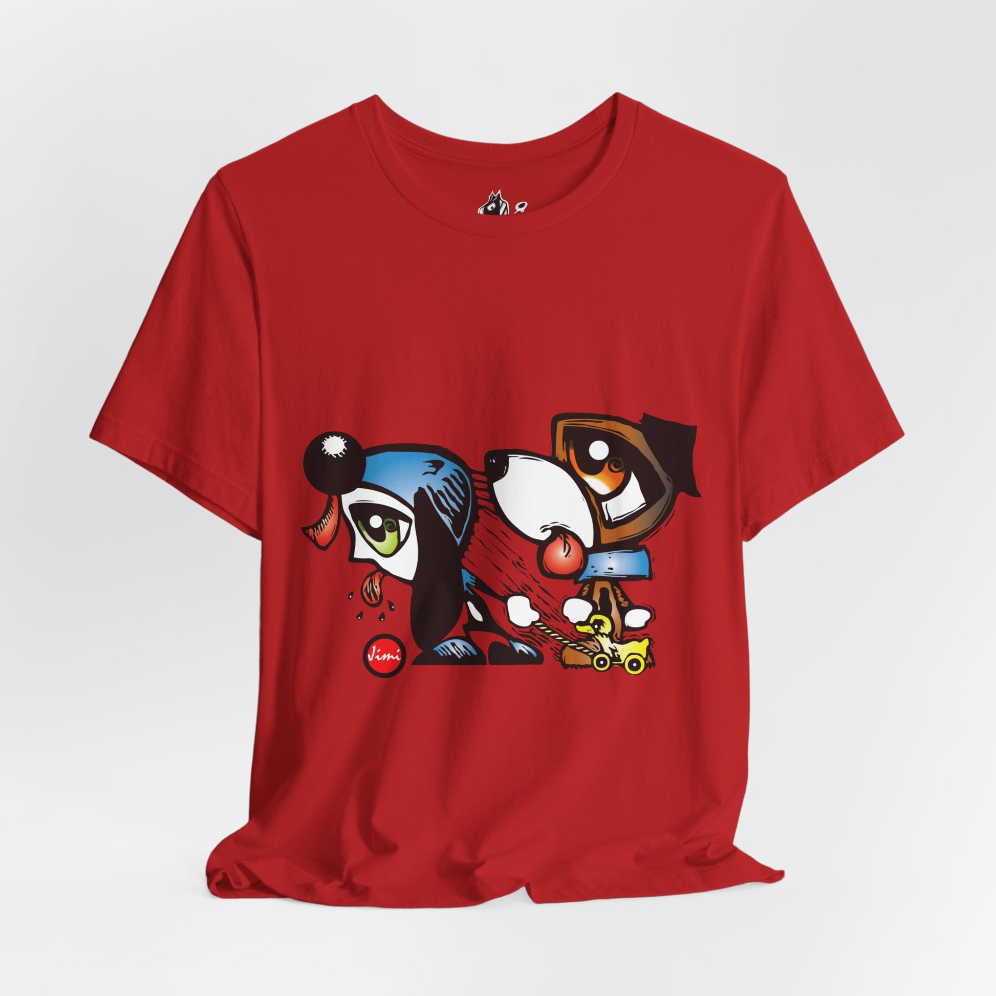 Pet Lovers' Graphic Tee, Fun Dog Design, Unisex Short Sleeve Shirt, Casual Wear, Animal Gift, Birthday Present, Dog Owner Apparel