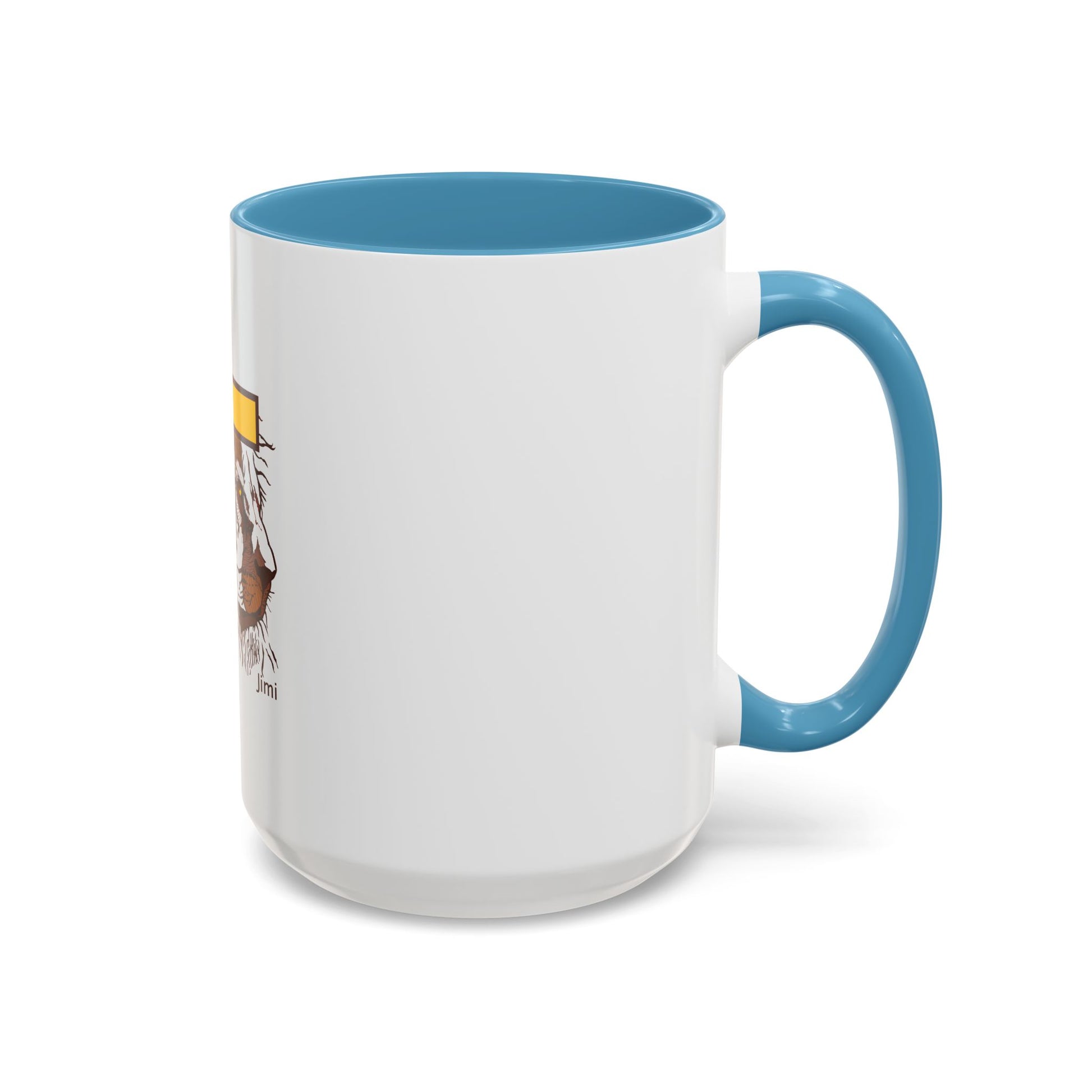 Christian Cross & Lion Accent Coffee Mug — Inspirational Scripture Design (11/15oz)
