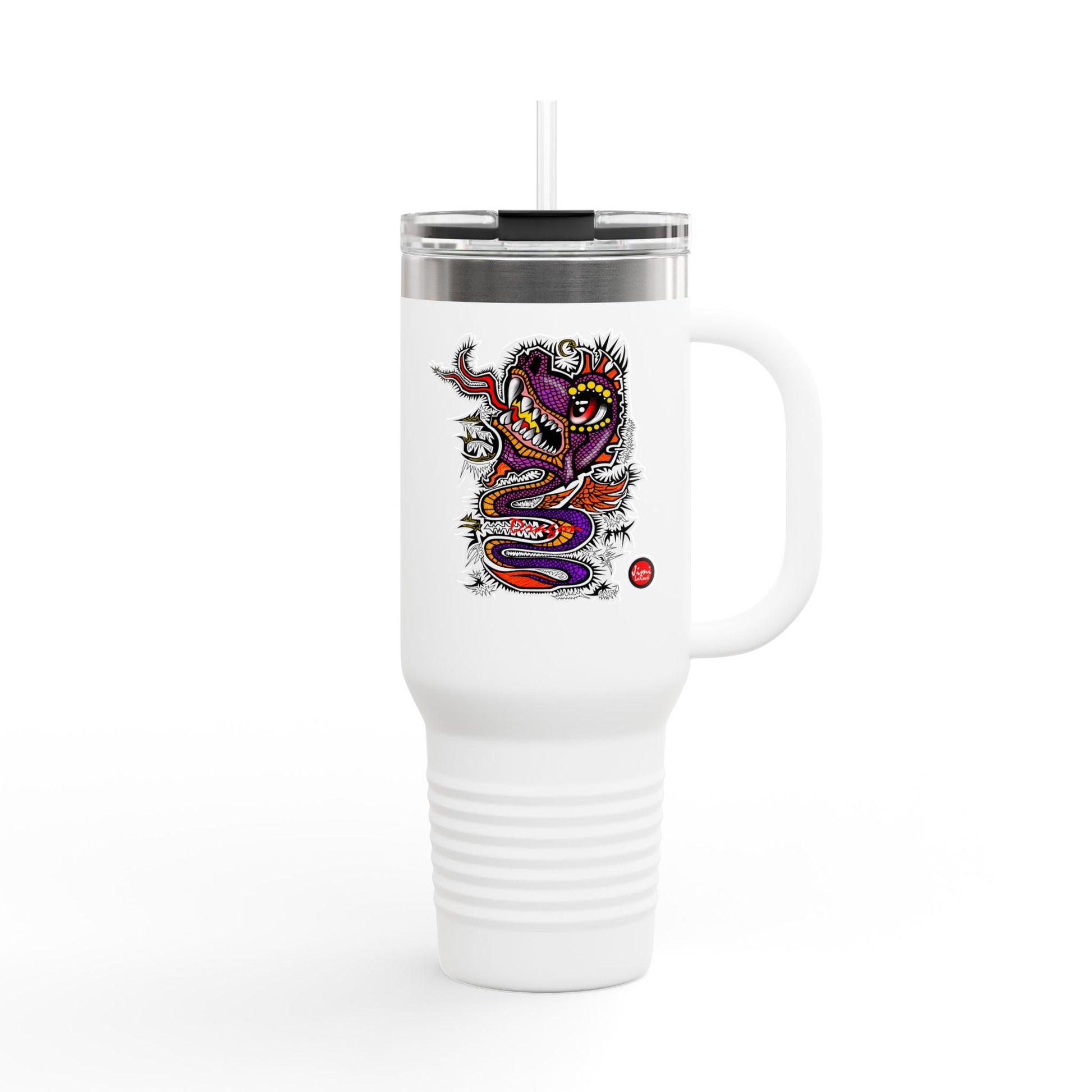 Vibrant Insulated Travel Mug - Perfect for Adventure Lovers | 40 oz, Reusable Drinkware, Gift for Holidays, Travel Essentials, [...]