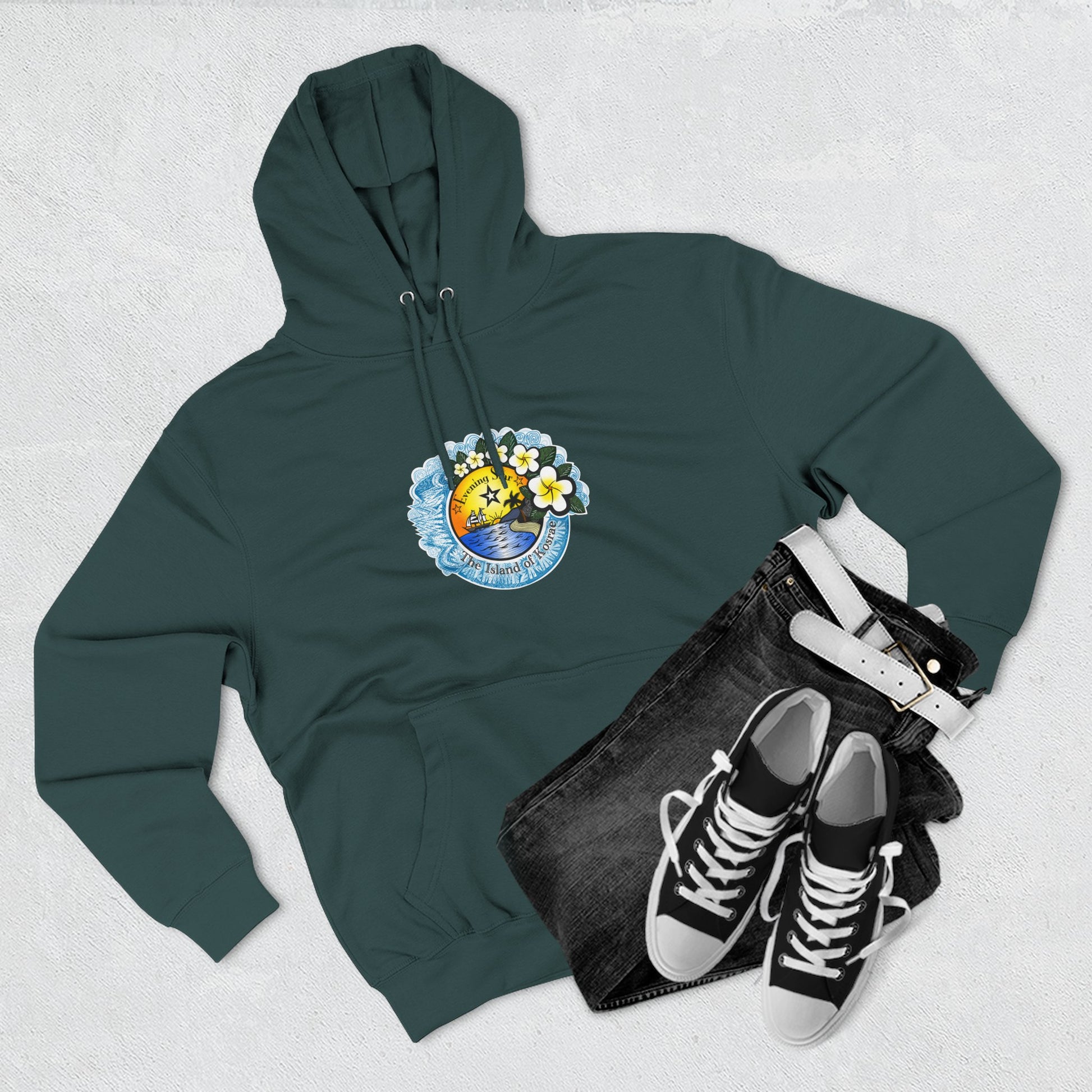 Tropical Paradise Hoodie - Comfortable and Stylish Fleece Sweatshirt for Beach Lovers, Casual Wear, Travel Gift, Summer Apparel, [...]