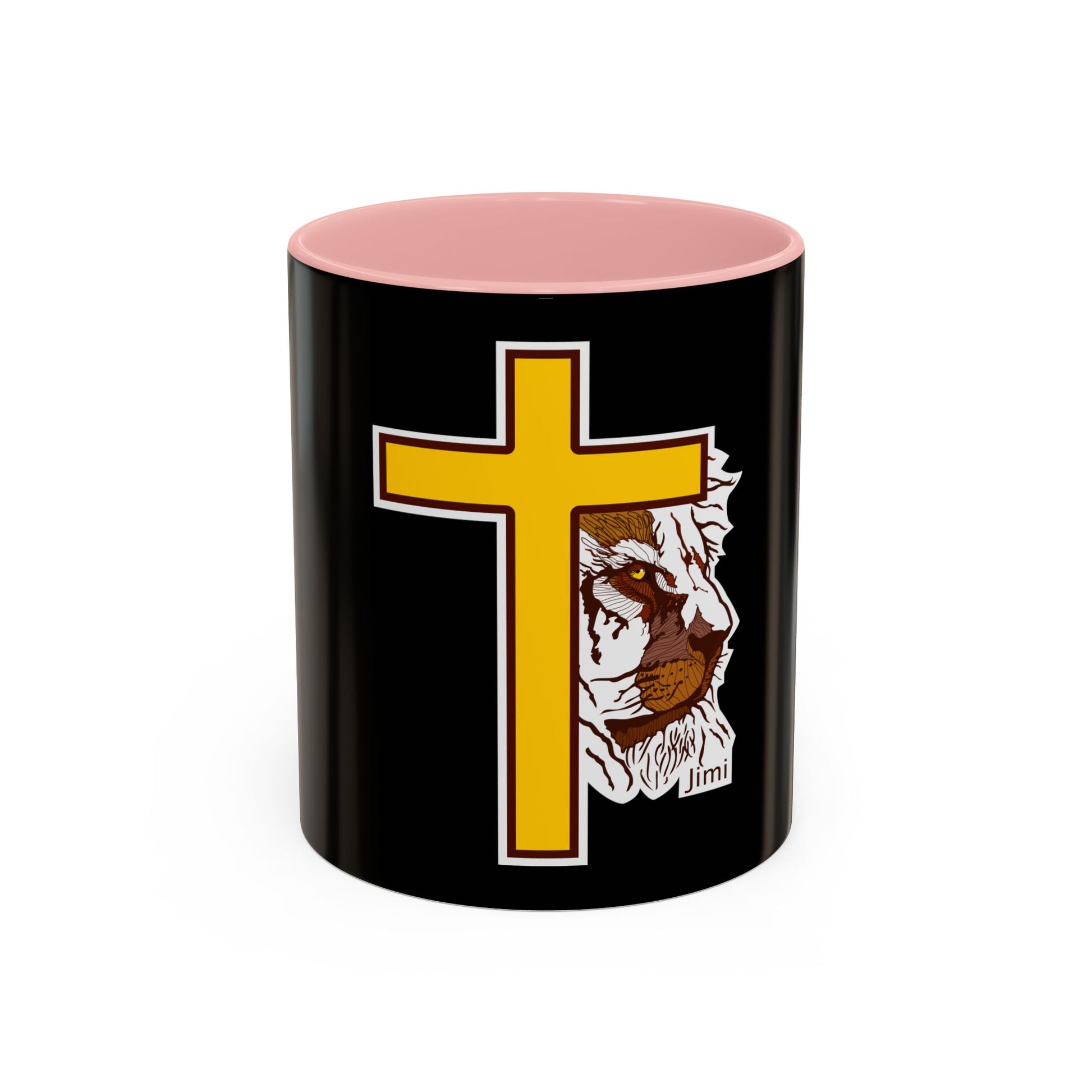Christian Cross Coffee Mug with Jesus's Crown — Faith Gift 11/15oz