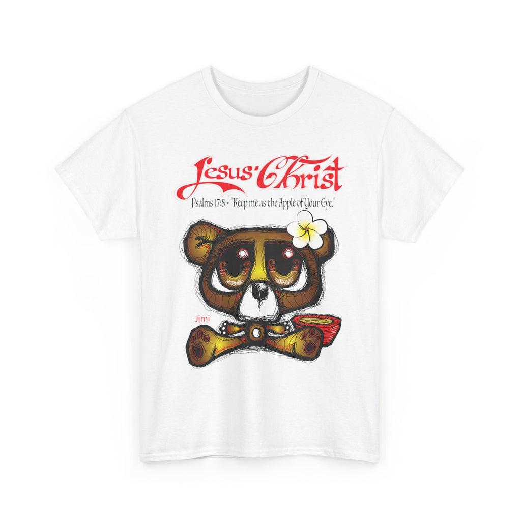 Christian Bear T-Shirt — "Jesus Christ" Psalm 73 Inspirational Faith Tee