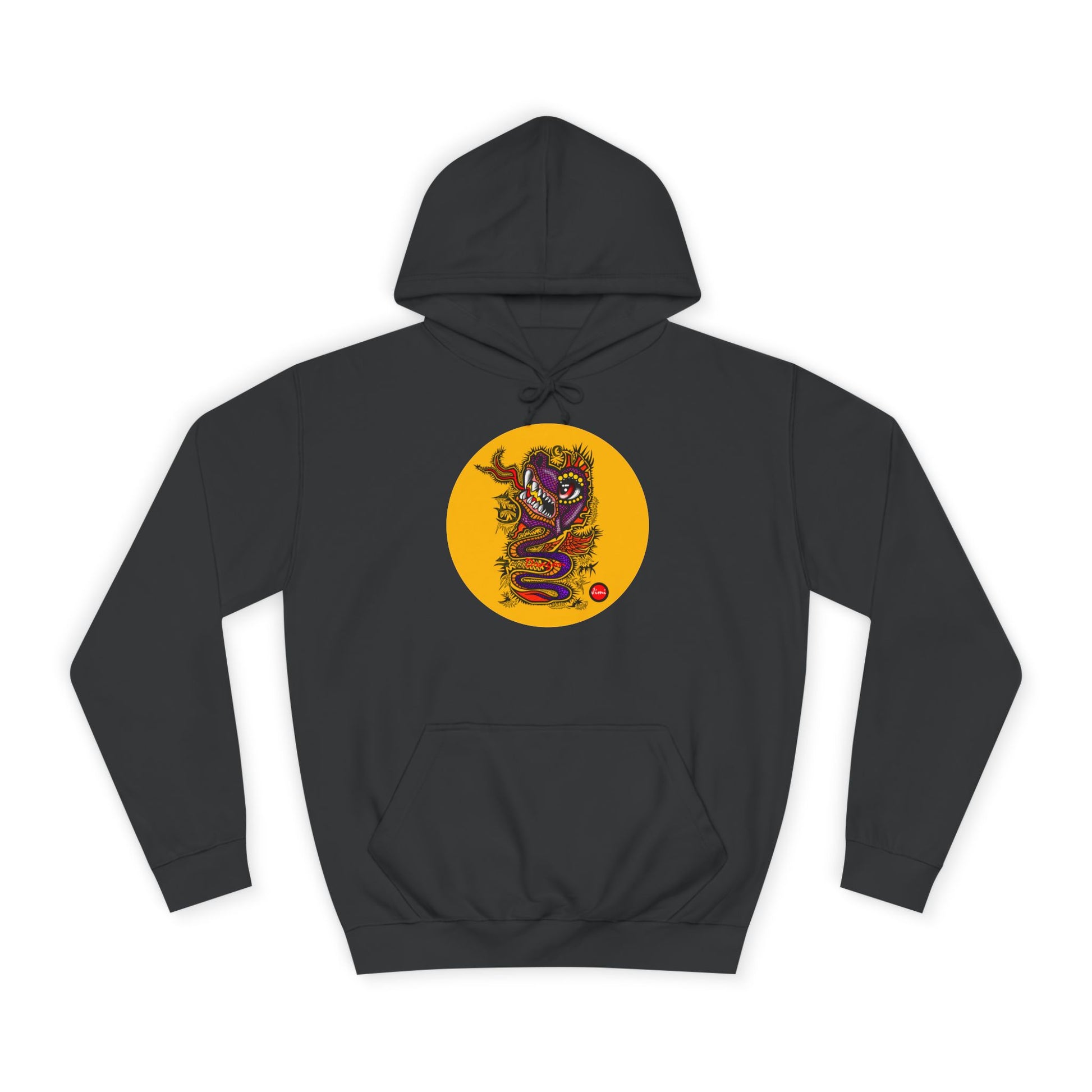 Vibrant Graphic College Hoodie, Unisex Sweatshirt, Casual College Apparel, Perfect for Students and Alumni, Comfortable Everyday Wear