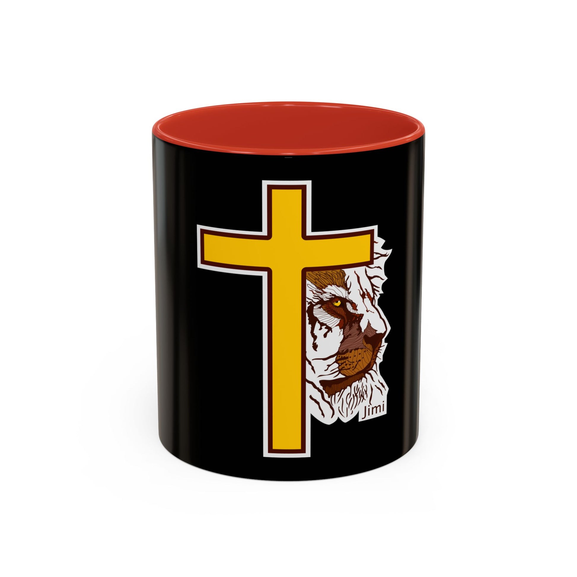 Christian Cross Coffee Mug with Jesus's Crown — Faith Gift 11/15oz