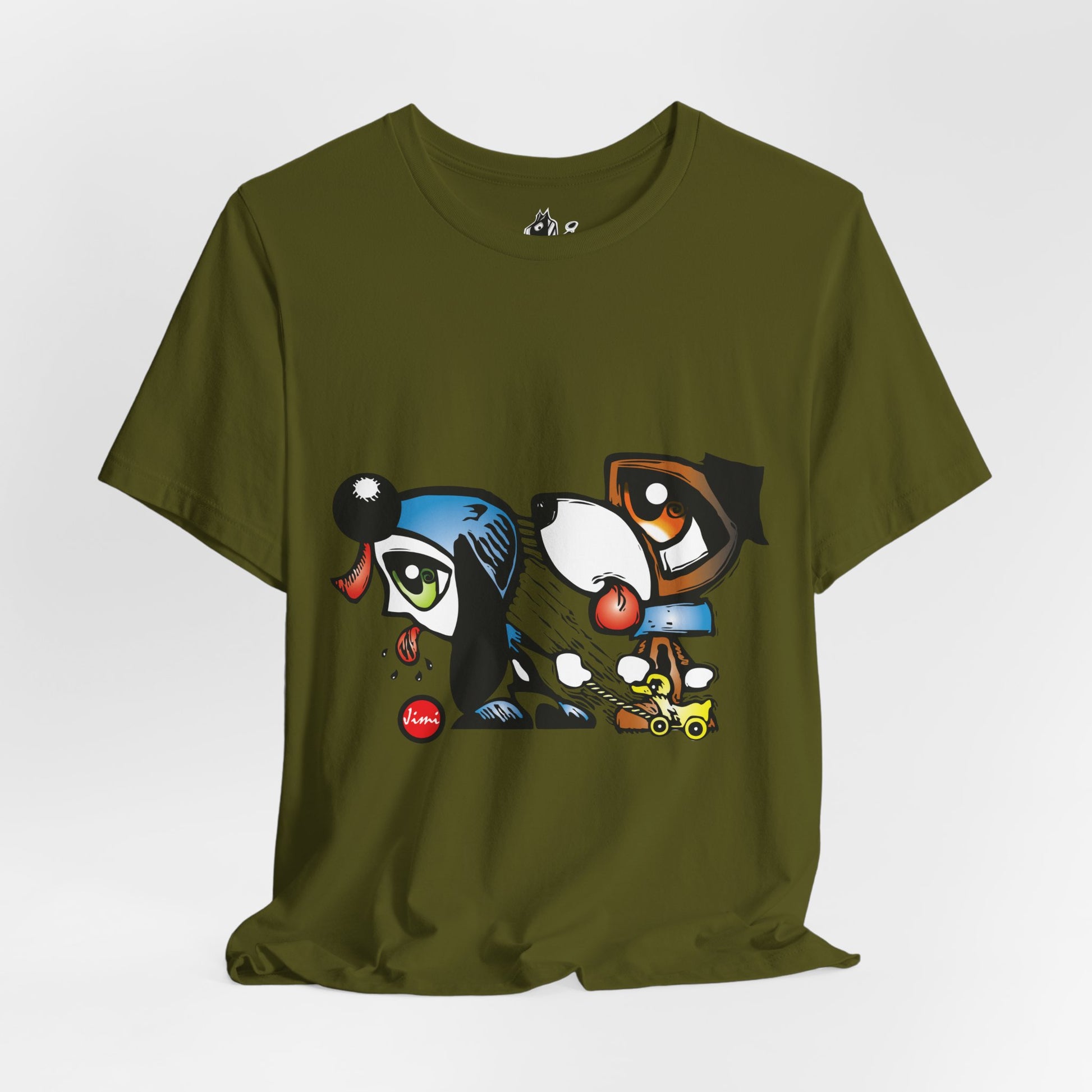 Pet Lovers' Graphic Tee, Fun Dog Design, Unisex Short Sleeve Shirt, Casual Wear, Animal Gift, Birthday Present, Dog Owner Apparel