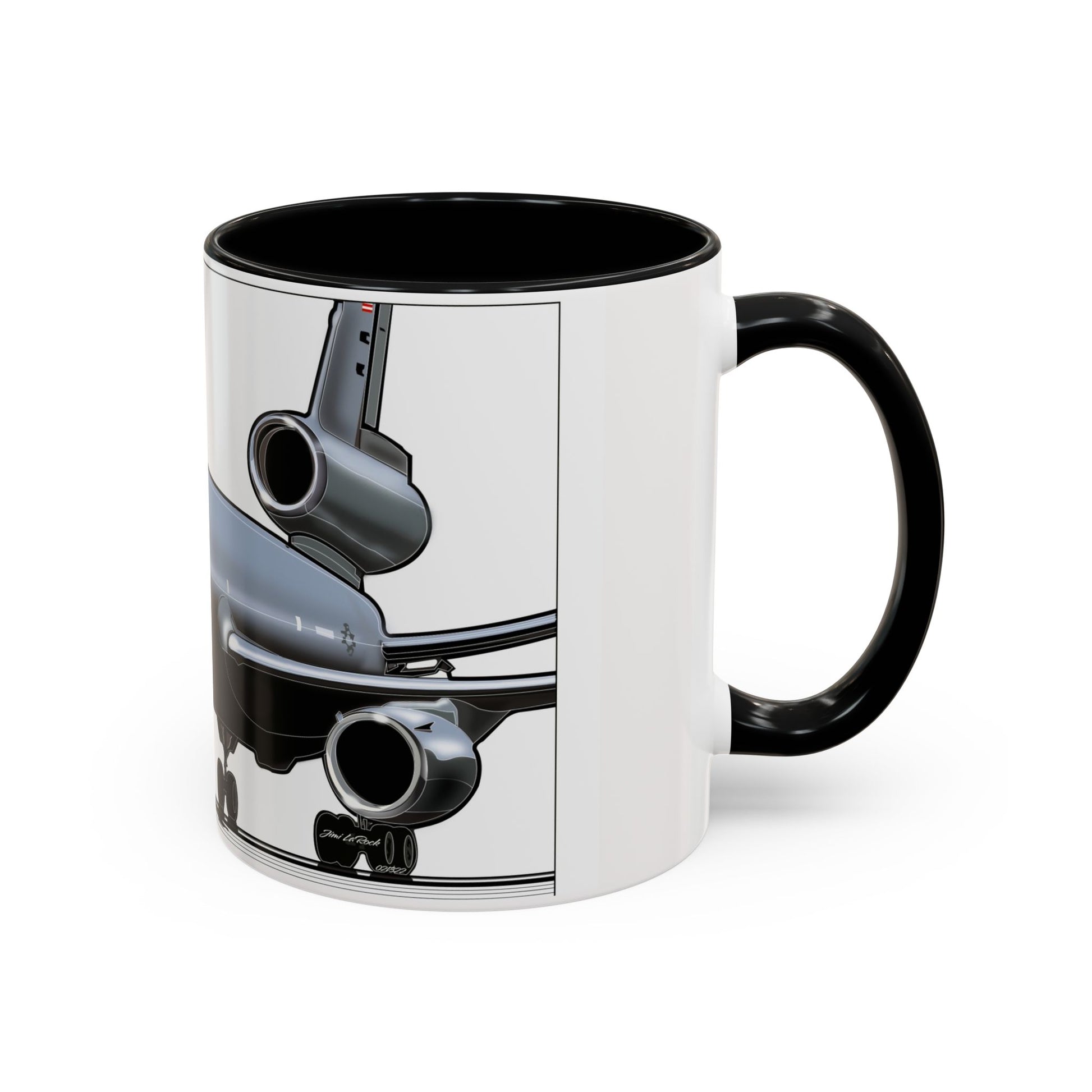 Airplane Lover's Accent Coffee Mug | Travel Gift, Aviation Decor, Pilot Present, Unique Coffee Cup, Jet Enthusiast Mug
