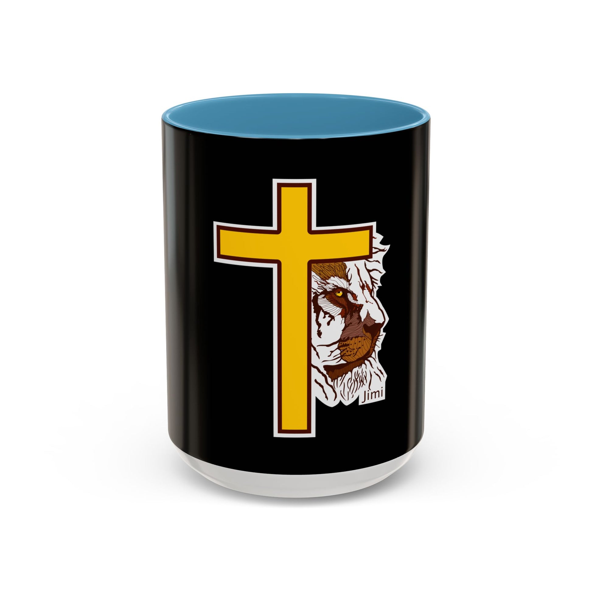 Christian Cross Coffee Mug with Jesus's Crown — Faith Gift 11/15oz