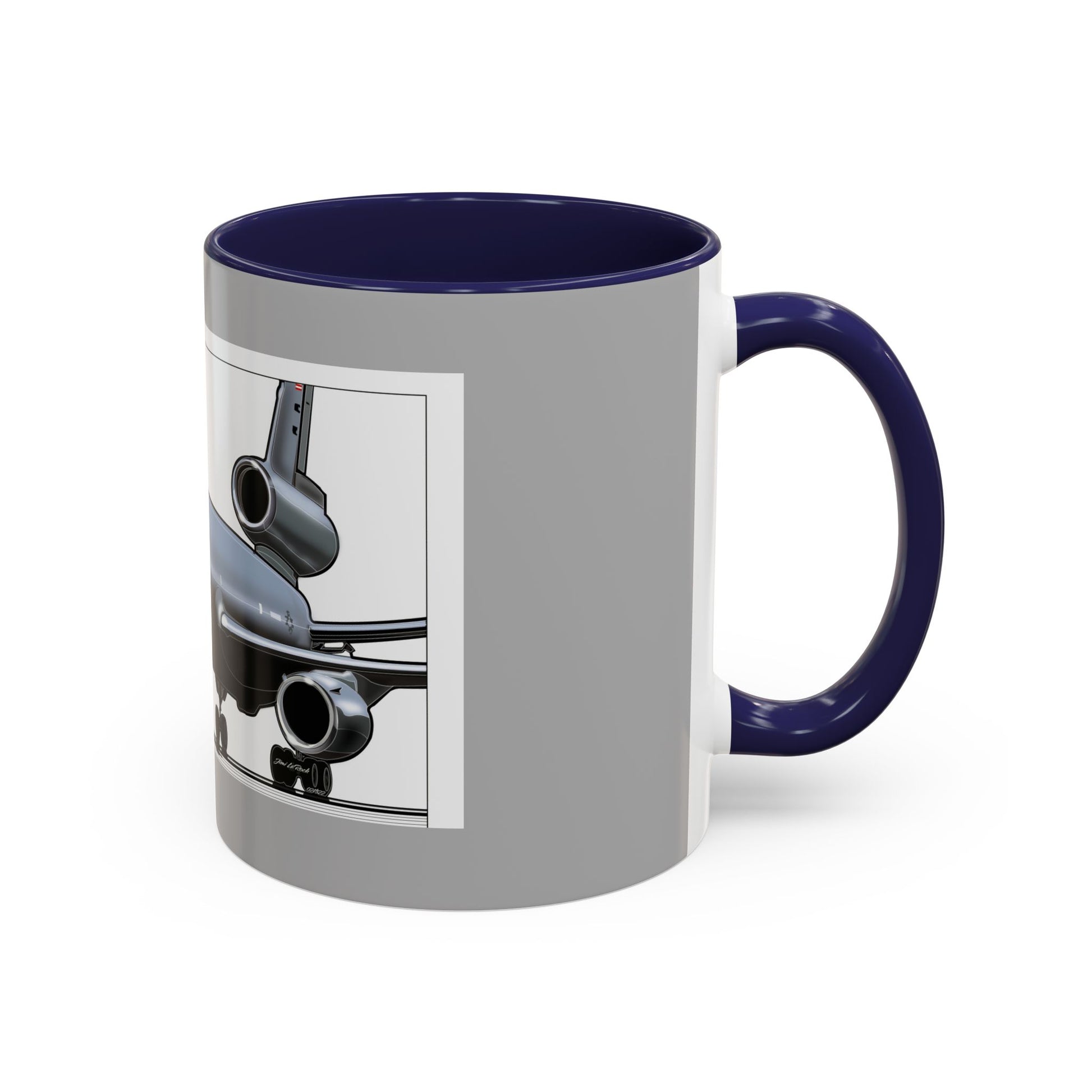 Airplane Lover's Accent Coffee Mug | Travel Gift, Aviation Decor, Pilot Present, Unique Coffee Cup, Jet Enthusiast Mug