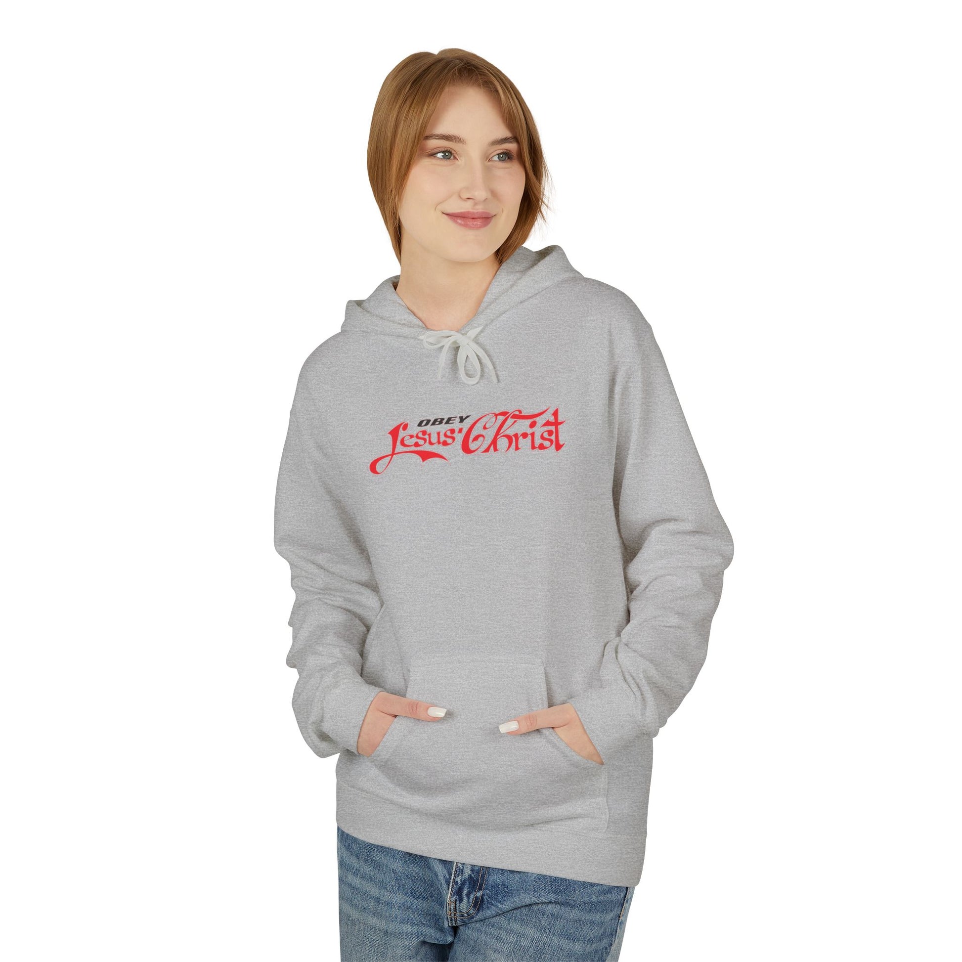 Obey Jesus Christ Hoodie | Religious Script, Christian Apparel