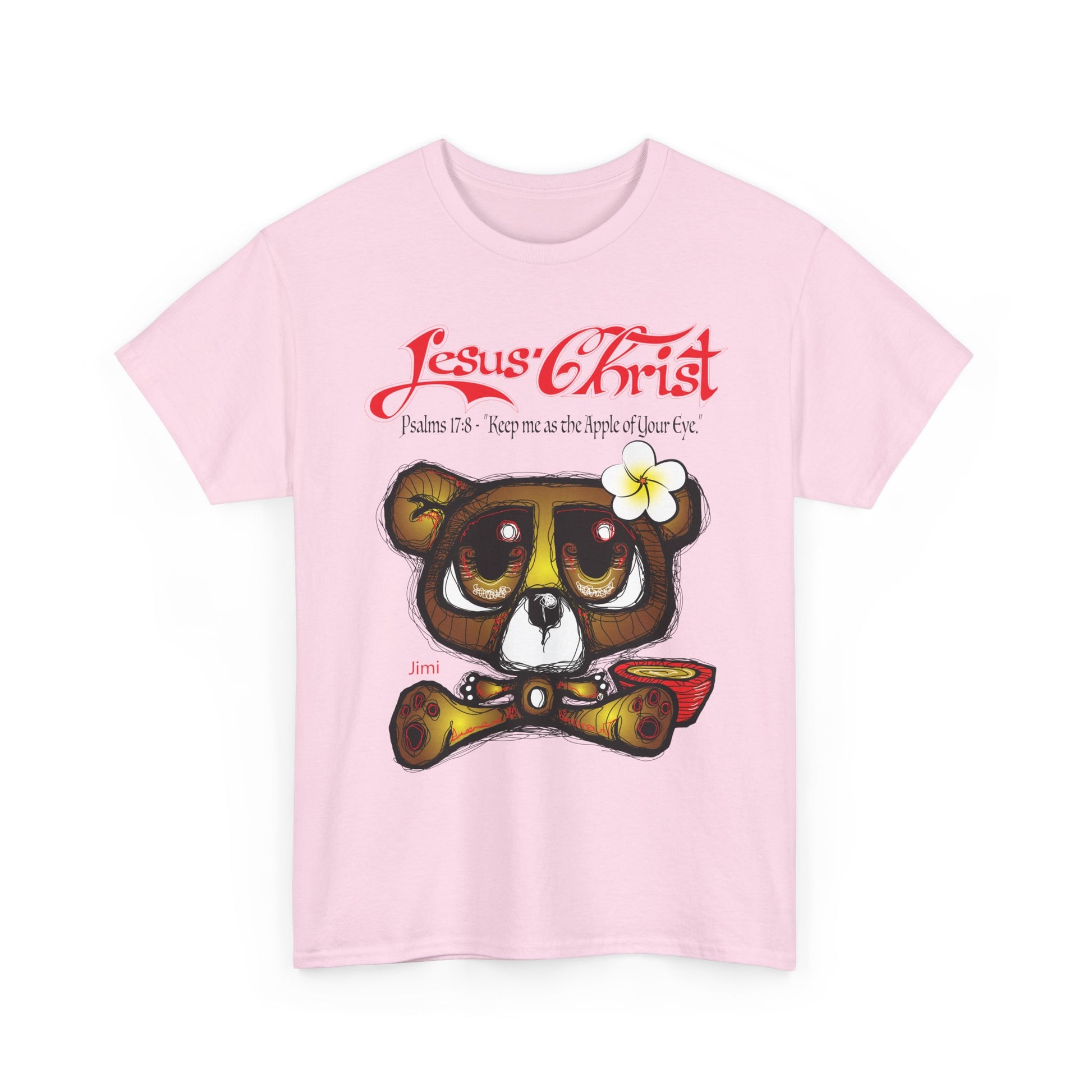 Christian Bear T-Shirt — "Jesus Christ" Psalm 73 Inspirational Faith Tee
