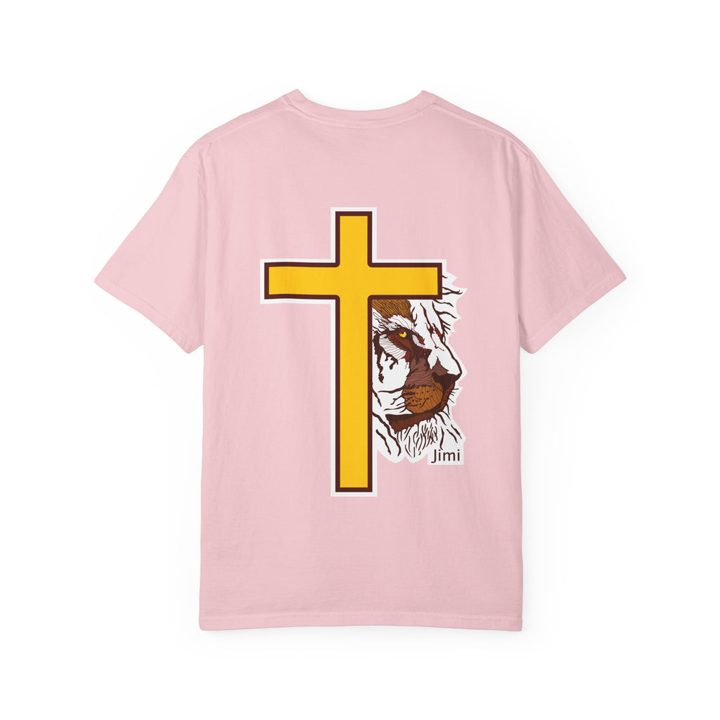 Lion Crown with Cross T-shirt | Religious Faith Graphic Tee
