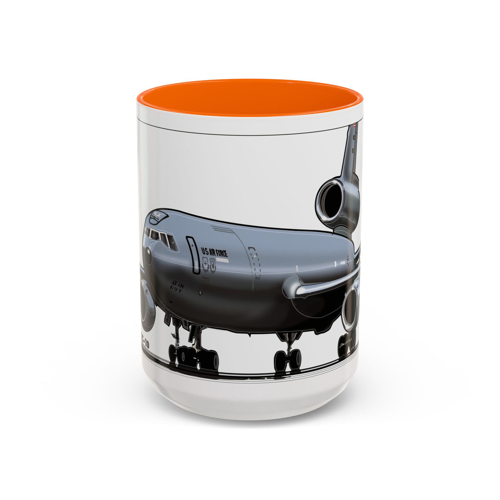 Airplane Lover's Accent Coffee Mug | Travel Gift, Aviation Decor, Pilot Present, Unique Coffee Cup, Jet Enthusiast Mug