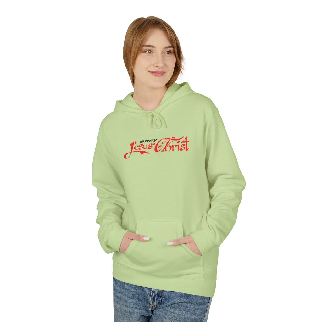 Obey Jesus Christ Hoodie | Religious Script, Christian Apparel