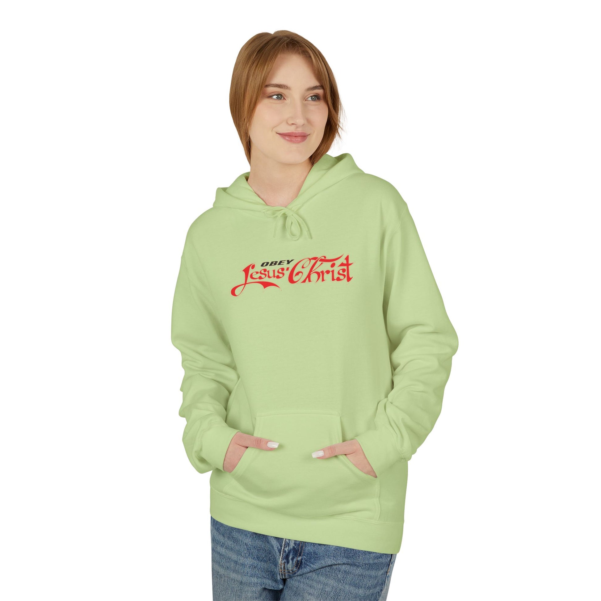 Obey Jesus Christ Hoodie | Religious Script, Christian Apparel
