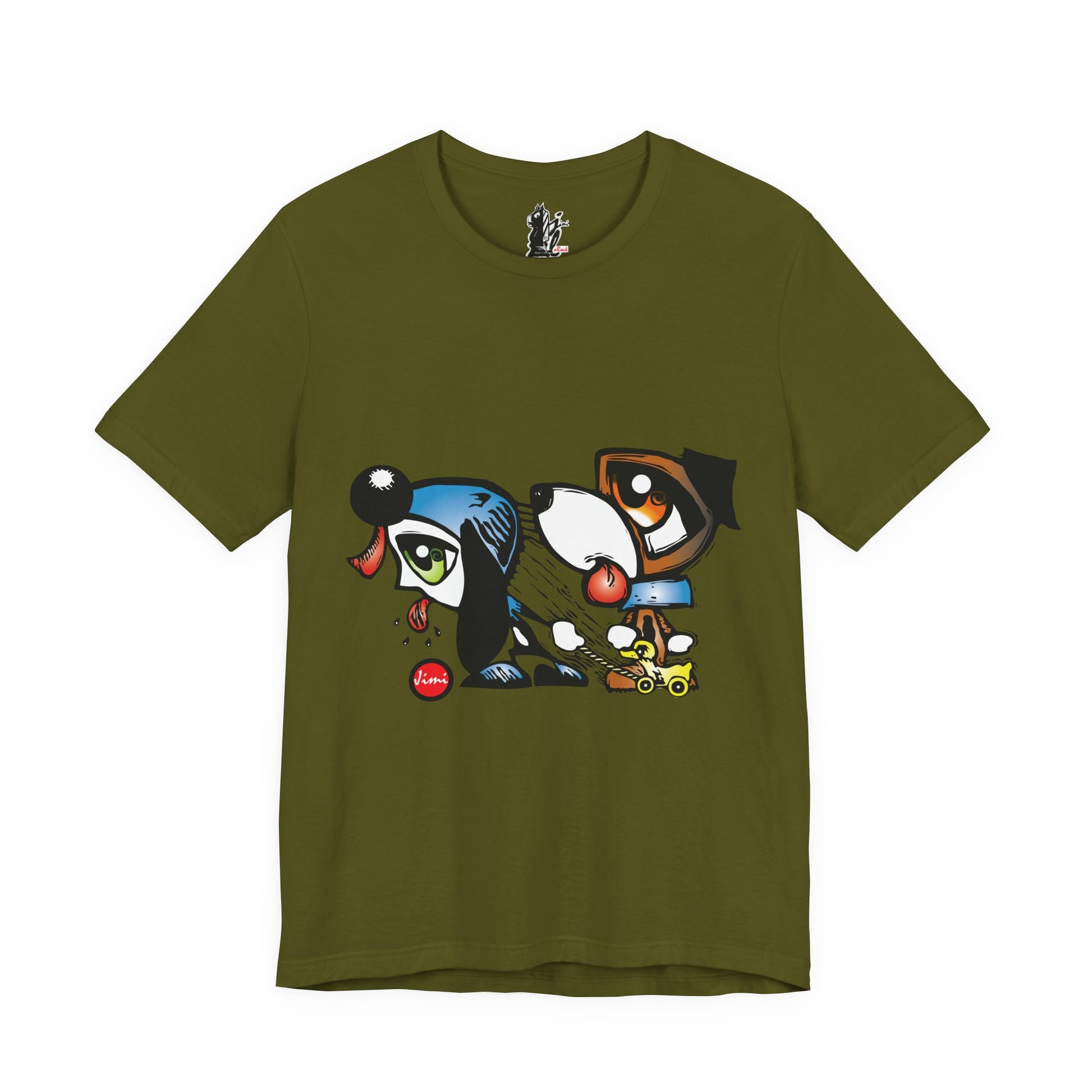 Pet Lovers' Graphic Tee, Fun Dog Design, Unisex Short Sleeve Shirt, Casual Wear, Animal Gift, Birthday Present, Dog Owner Apparel
