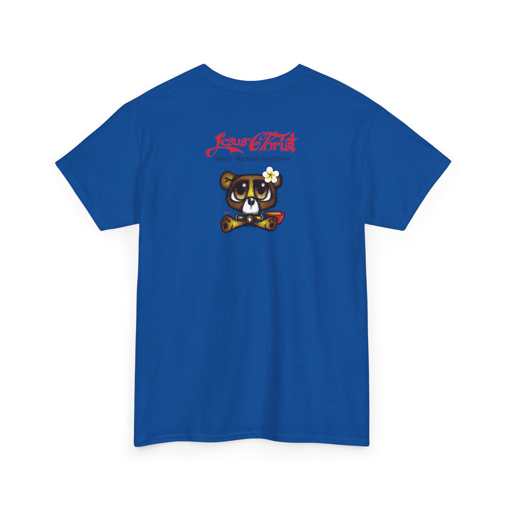 Christian Bear T-Shirt — "Jesus Christ" Psalm 73 Inspirational Faith Tee