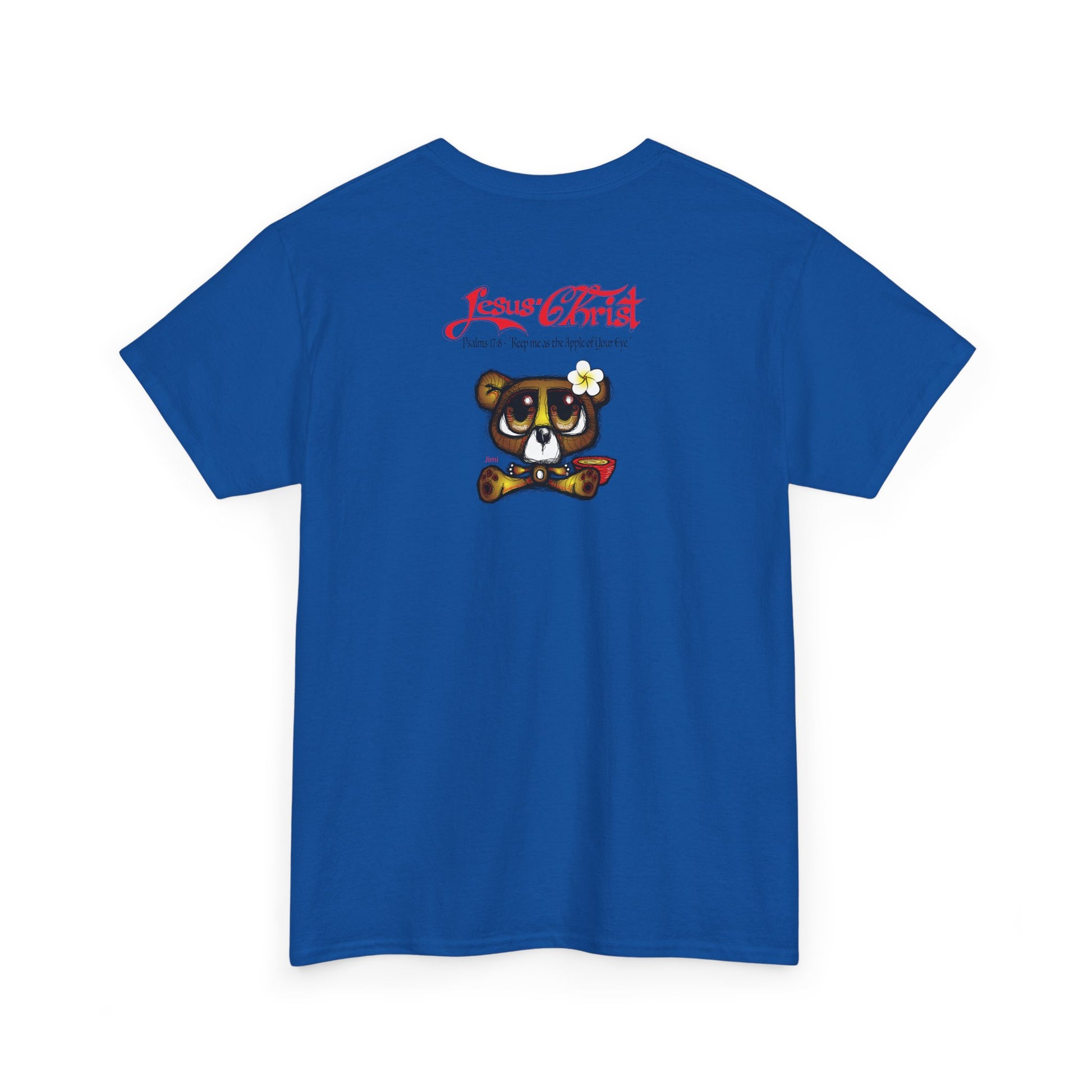 Christian Bear T-Shirt — "Jesus Christ" Psalm 73 Inspirational Faith Tee