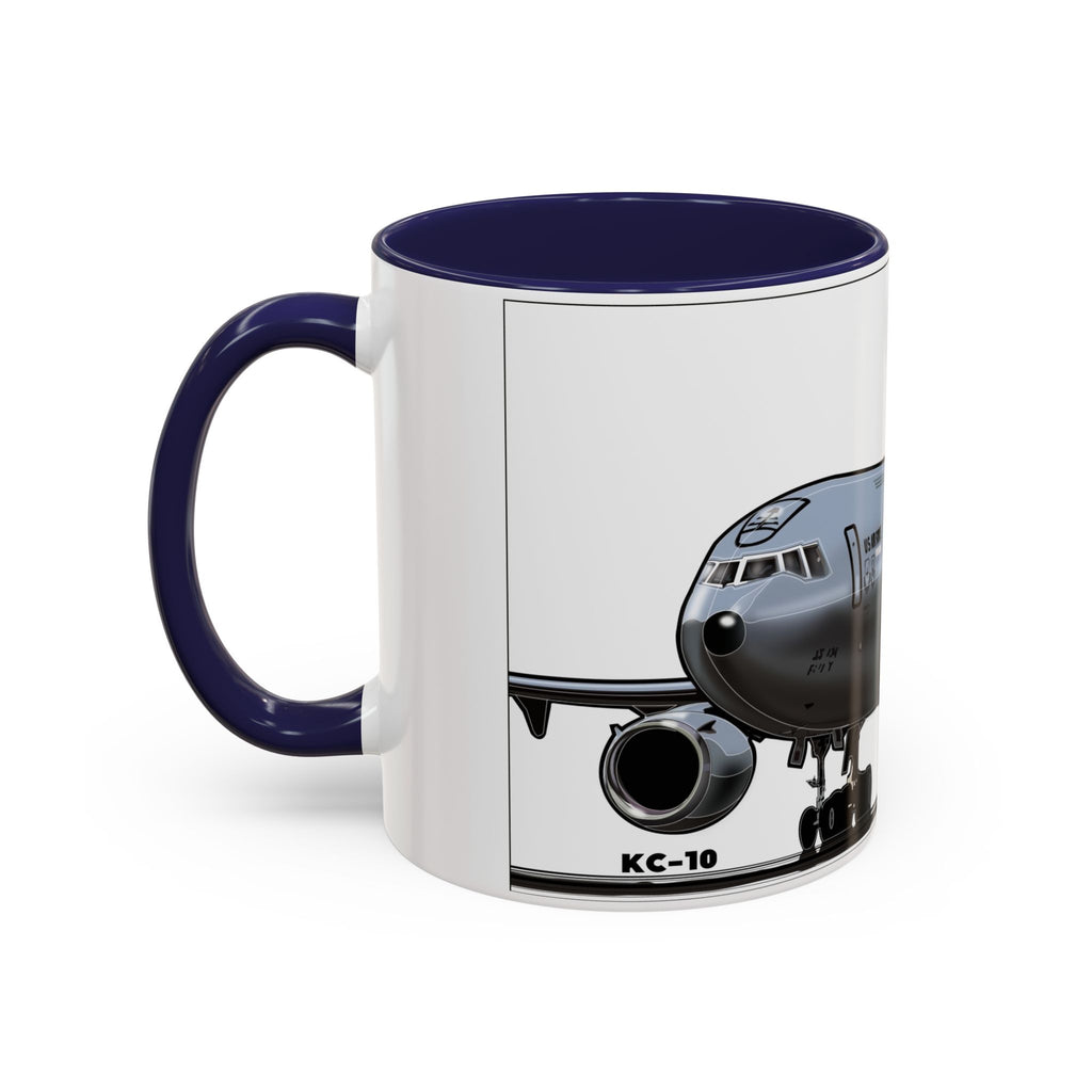 Airplane Lover's Accent Coffee Mug | Travel Gift, Aviation Decor, Pilot Present, Unique Coffee Cup, Jet Enthusiast Mug