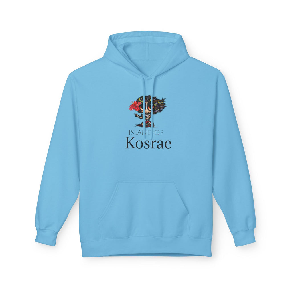 Kosrae Island Hoodie — Tropical Floral Island Graphic Sweatshirt