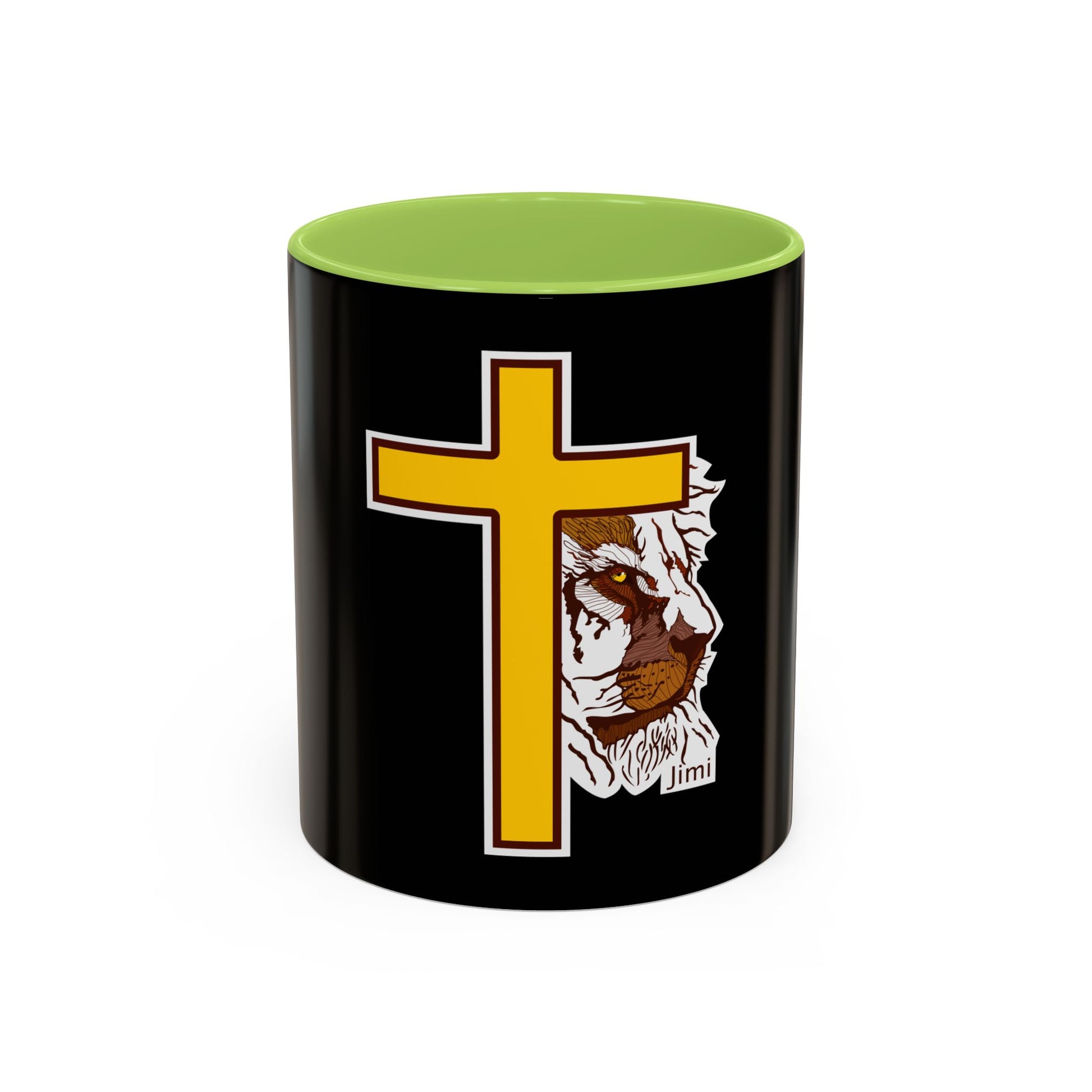 Christian Cross Coffee Mug with Jesus's Crown — Faith Gift 11/15oz
