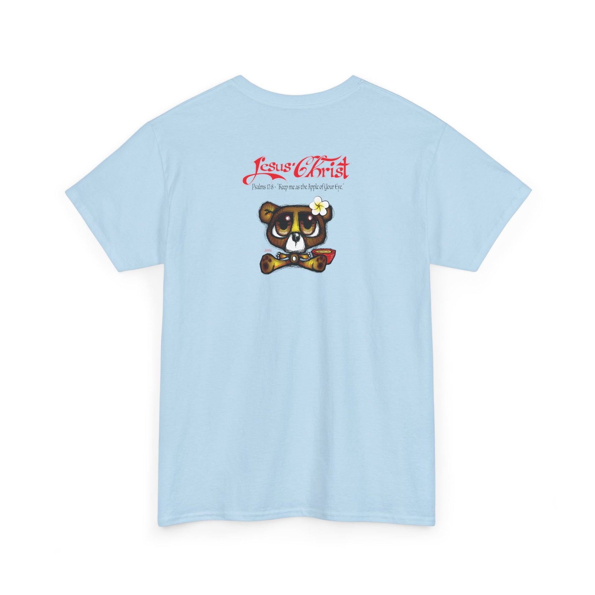 Christian Bear T-Shirt — "Jesus Christ" Psalm 73 Inspirational Faith Tee