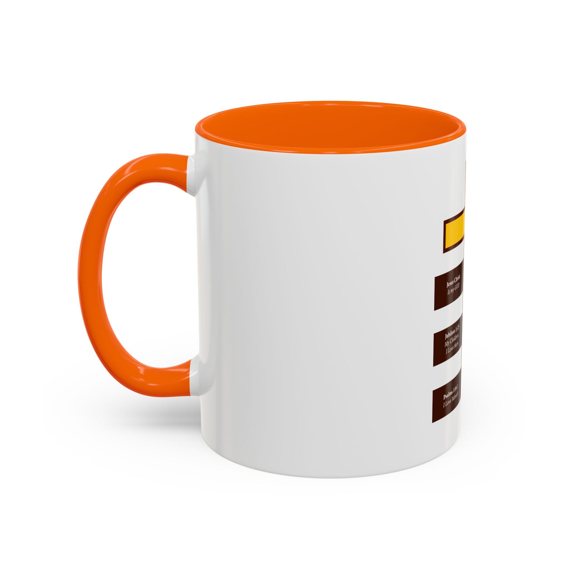 Christian Cross & Lion Accent Coffee Mug — Inspirational Scripture Design (11/15oz)