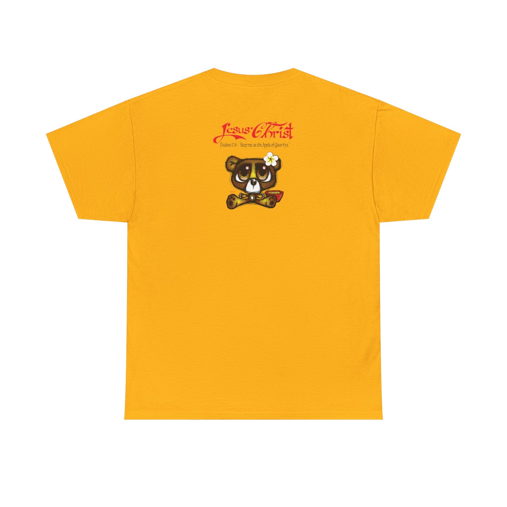 Christian Bear T-Shirt — "Jesus Christ" Psalm 73 Inspirational Faith Tee