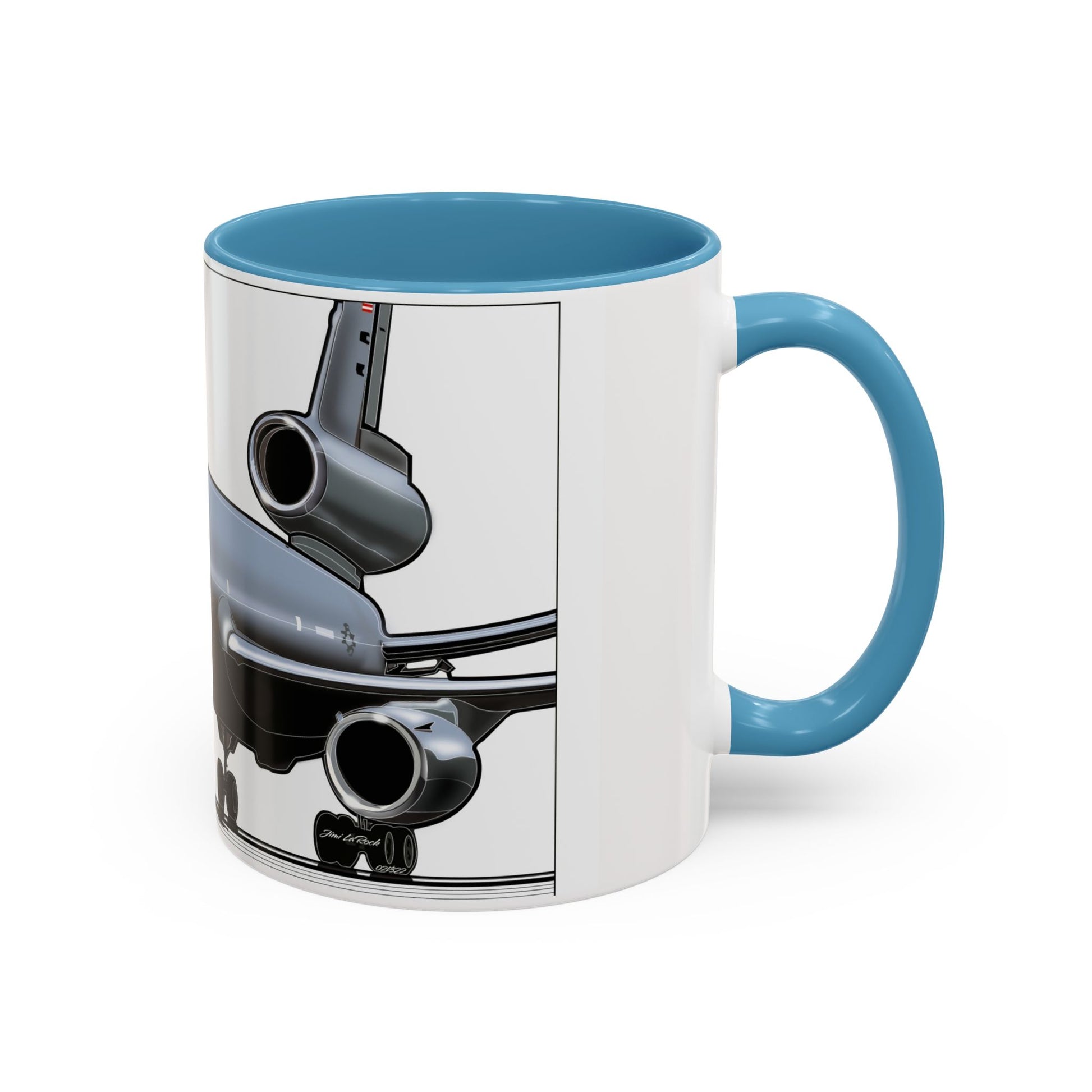 Airplane Lover's Accent Coffee Mug | Travel Gift, Aviation Decor, Pilot Present, Unique Coffee Cup, Jet Enthusiast Mug