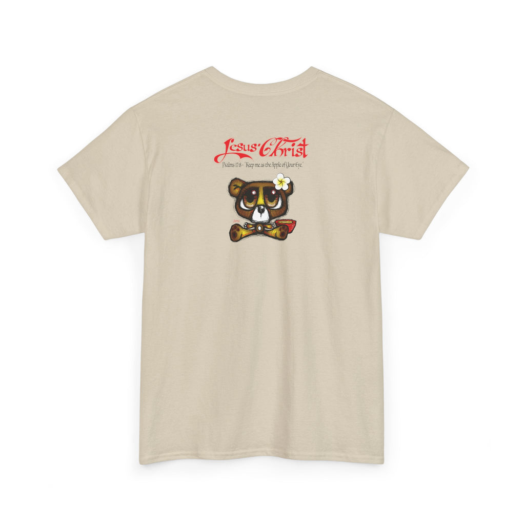 Christian Bear T-Shirt — "Jesus Christ" Psalm 73 Inspirational Faith Tee
