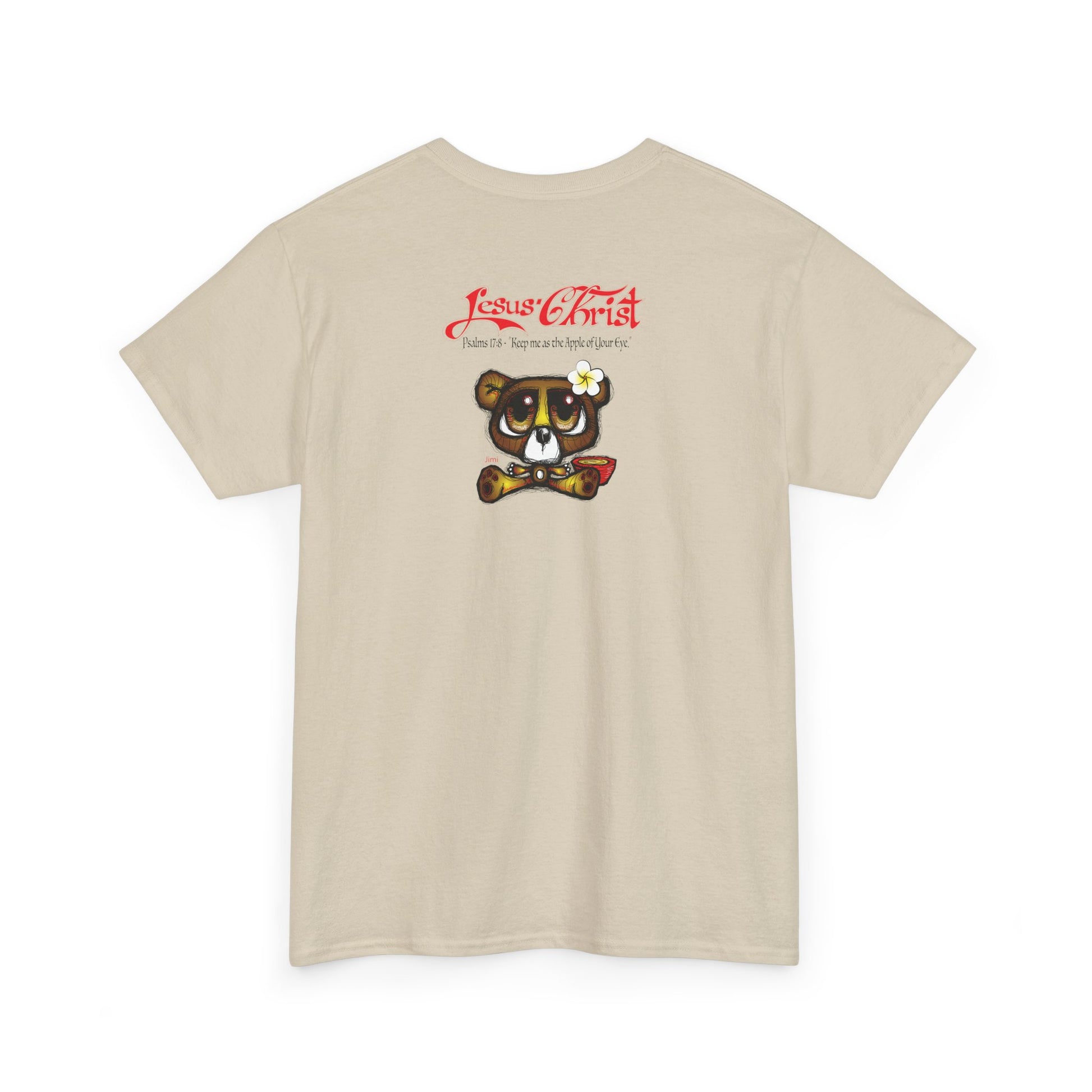 Christian Bear T-Shirt — "Jesus Christ" Psalm 73 Inspirational Faith Tee